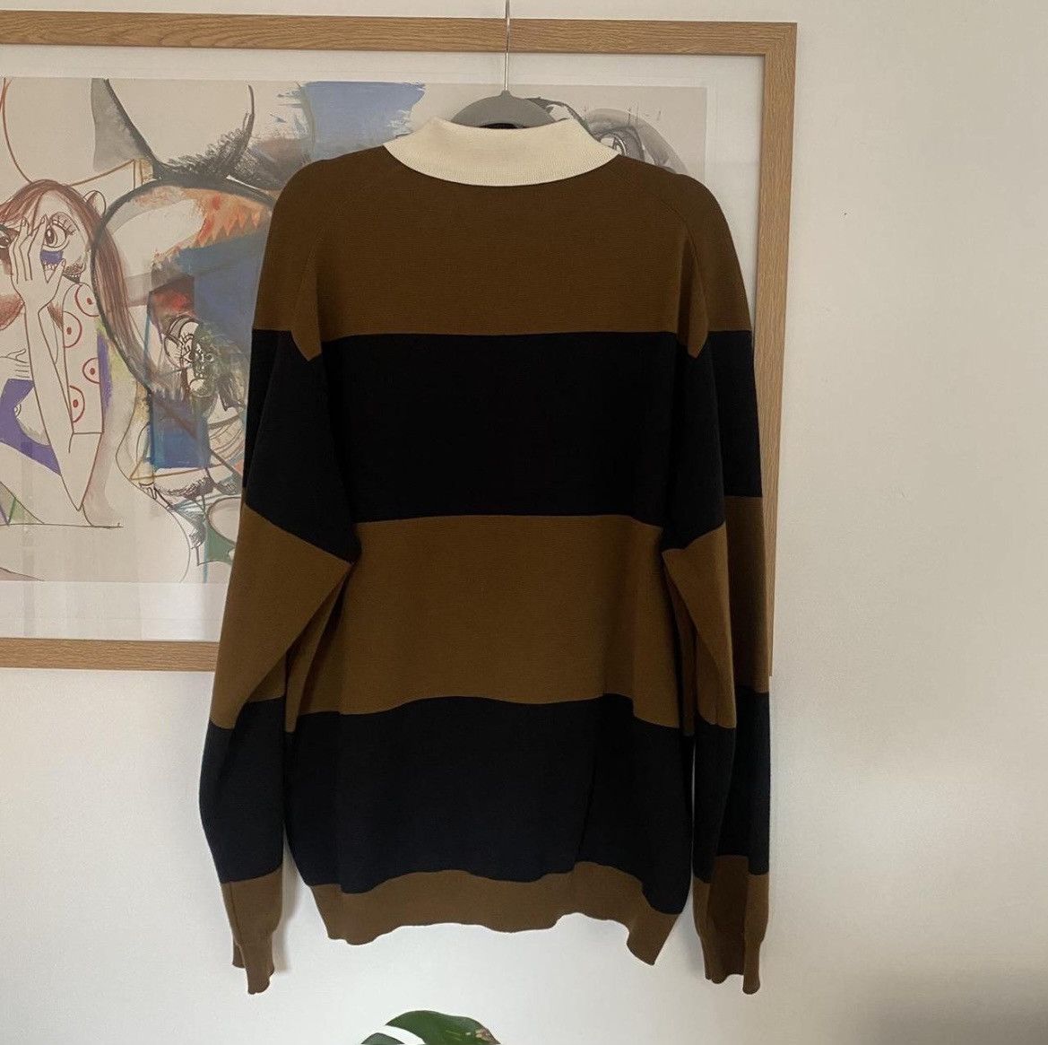 Studio Nicholson Studio Nicholson Tarak Knitted Polo Size US M / EU 48-50 / 2 - 2 Thumbnail