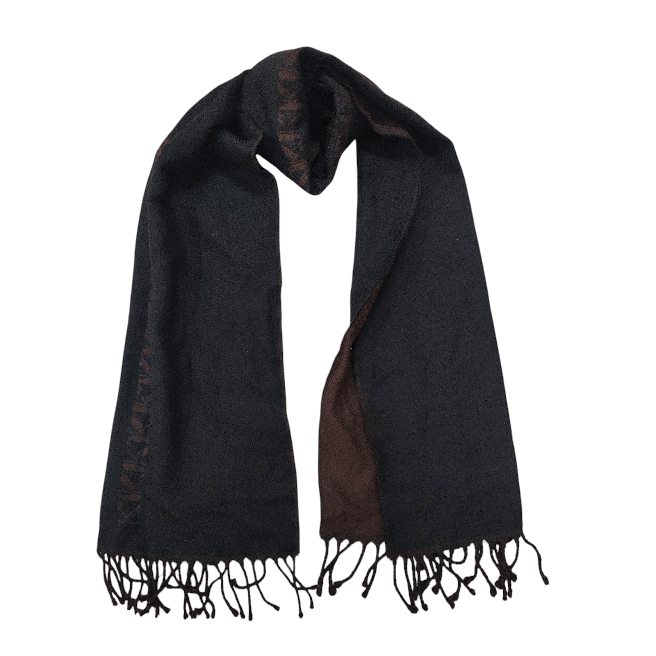 Krizia Uomo Krizia Jeans Lana Virgin Wool Muffler Scarf Size ONE SIZE - 2 Thumbnail