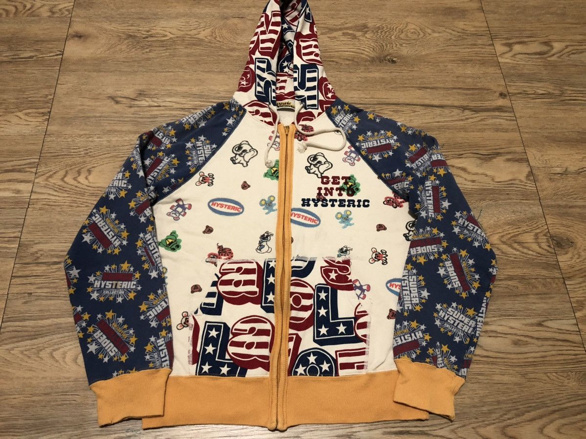 Hysteric Glamour Vintage Super Hysteric Glamour overprinted hoodie Size M / US 6-8 / IT 42-44 - 4 Thumbnail