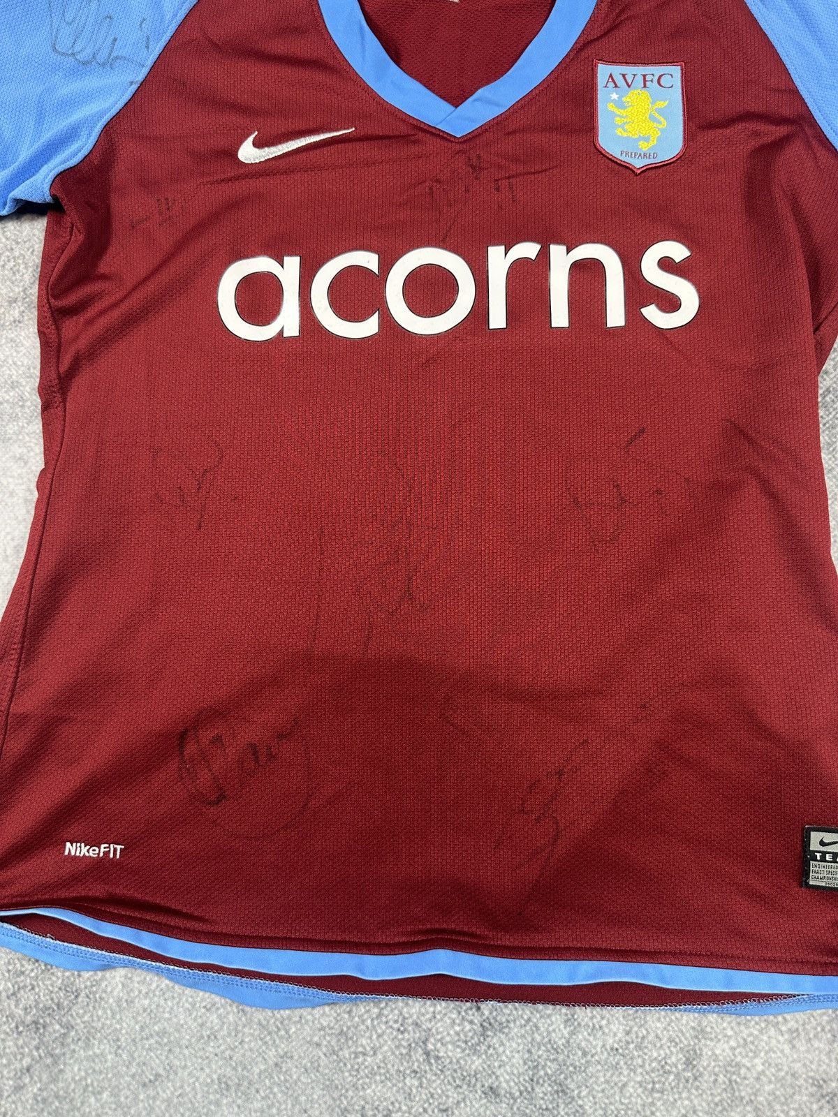Nike Nike Laursen 5 Aston Villa Soccer Jersey Autograph Player M Size M / US 6-8 / IT 42-44 - 2 Thumbnail