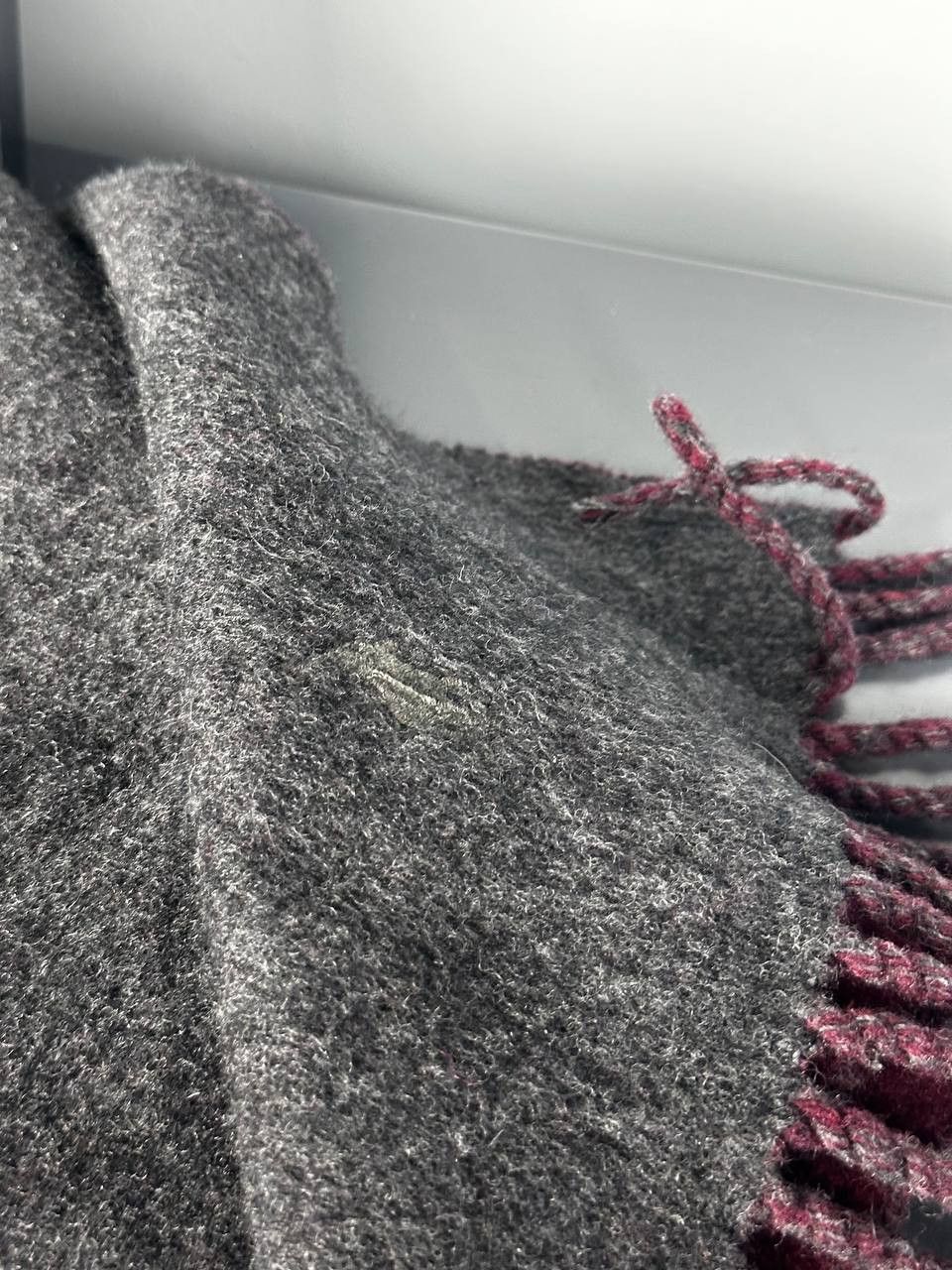 Polo Ralph Lauren × Vintage Polo Ralph Lauren Wool Scarf Muffler Neckwear Size ONE SIZE - 4 Thumbnail