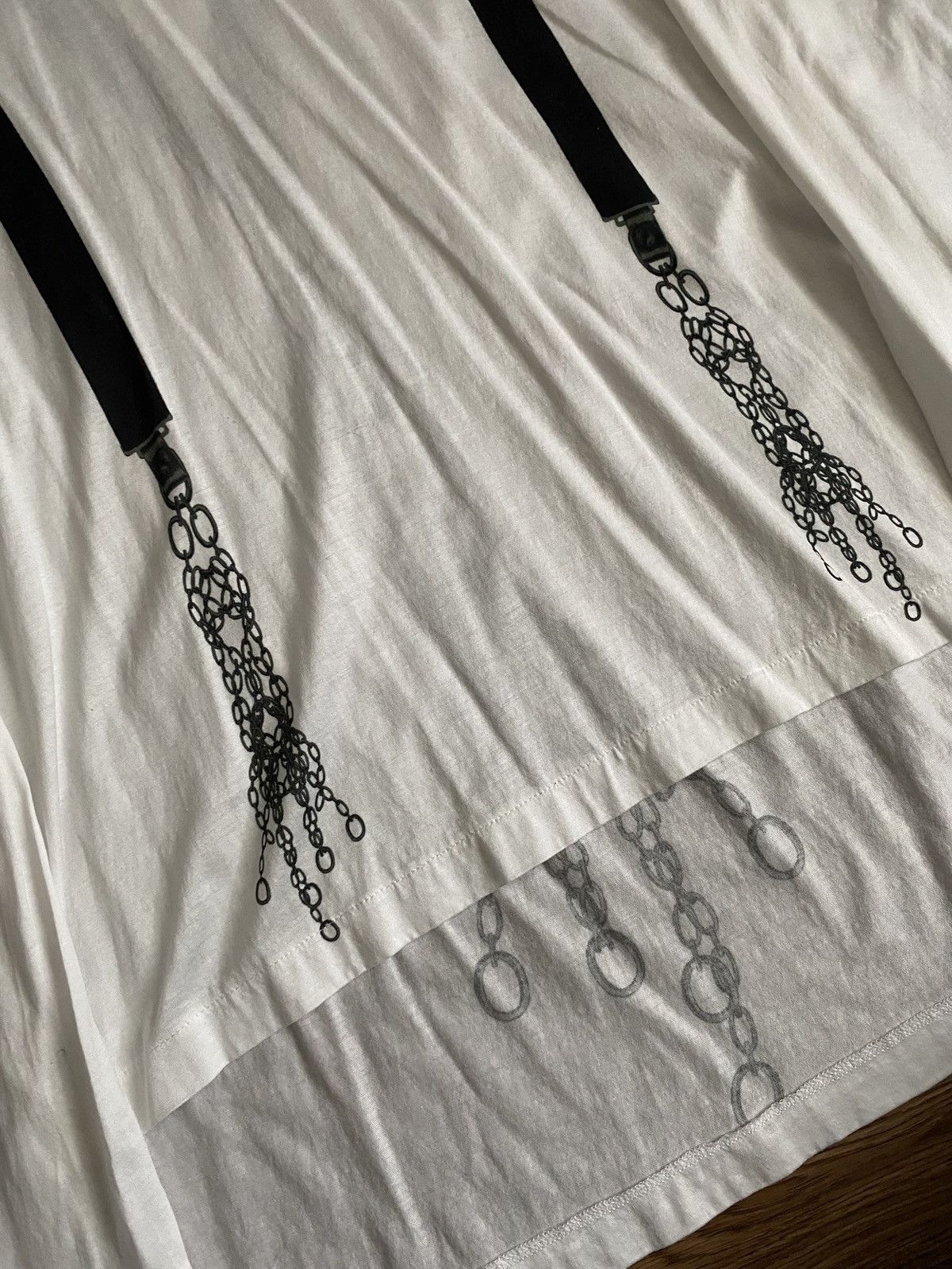 Yohji Yamamoto Yohji Yamamoto Pour Homme Suspender Long Sleeve Shirt SS07 Size US M / EU 48-50 / 2 - 3 Thumbnail