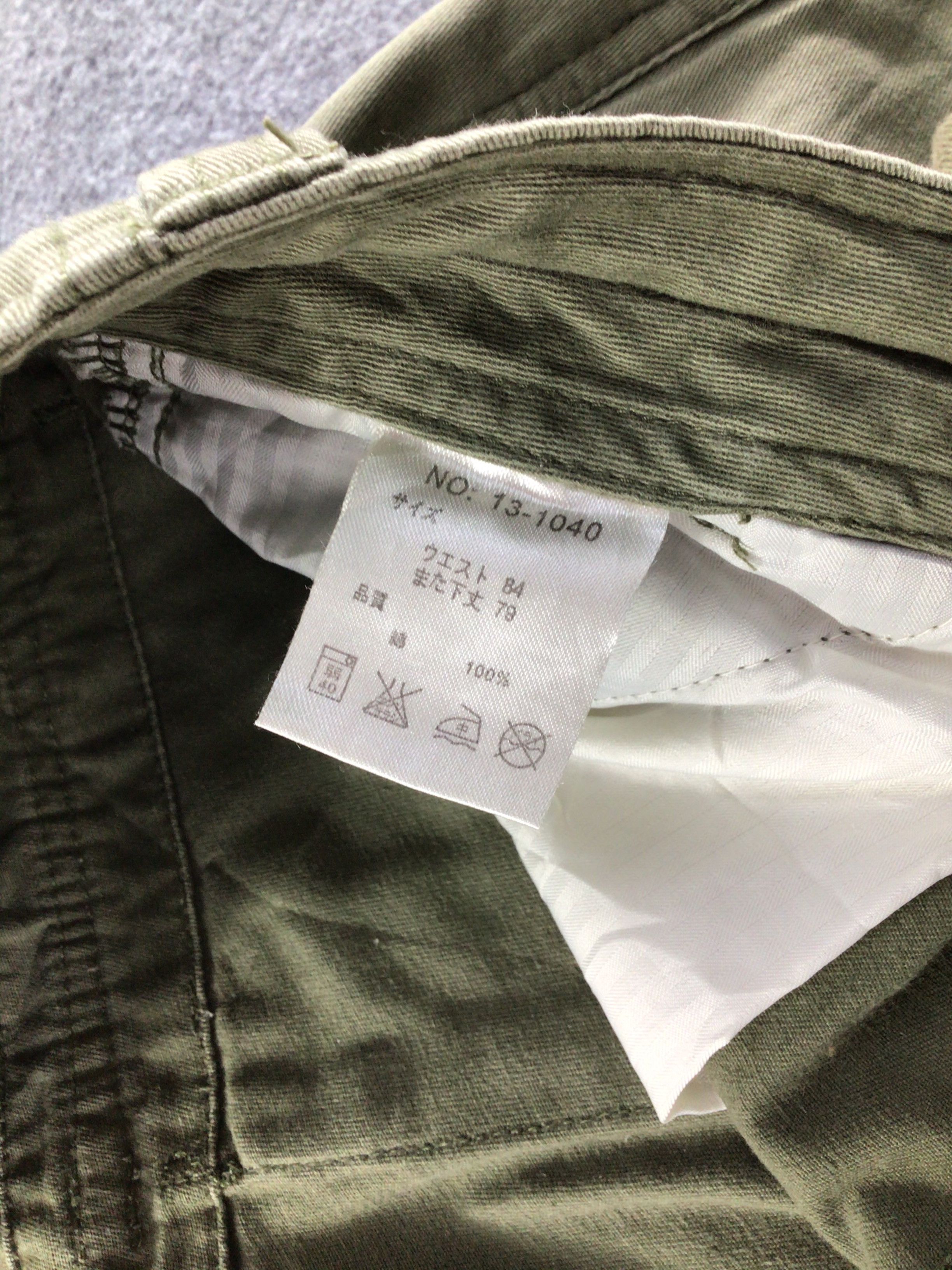 Japanese Brand Anti Label Army Multi Pocket Cargo Pant-J190 Size US 33 - 6 Thumbnail