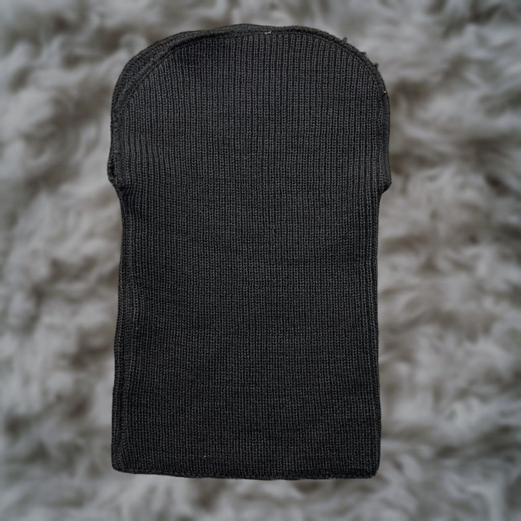 Vintage DEVOLD Neck Warmer 100% Wool OS Tube Scarf Outdoor Gaiter Black Knitted Neck Warmer Scarf Balaclava Unisex Adults One Size Wool Black Size ONE SIZE - 1 Thumbnail