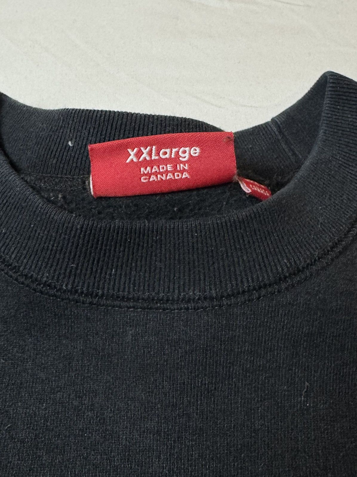 Supreme Supreme Purple on Black Box Logo Crewneck Size US XXL / EU 58 / 5 - 4 Thumbnail