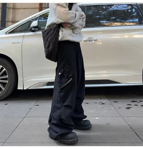 VIBE Urban Style Baggy Cargo Pants Size US 32 / EU 48 - 4 Thumbnail