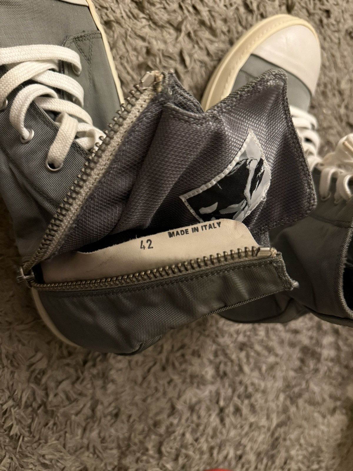Rick Owens Drkshdw Rick Owens DRKSHDW Ramones High Size US 9 / EU 42 - 8 Thumbnail