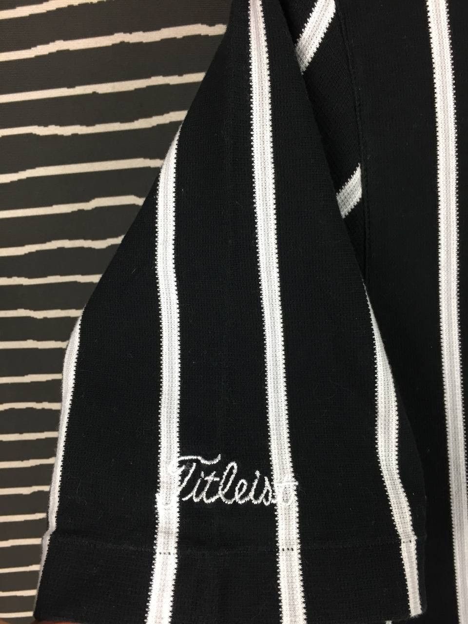 Titleist Vtg 90s Retro Titleist Golf Striped Pocket Polo Shirt Size US S / EU 44-46 / 1 - 4 Thumbnail