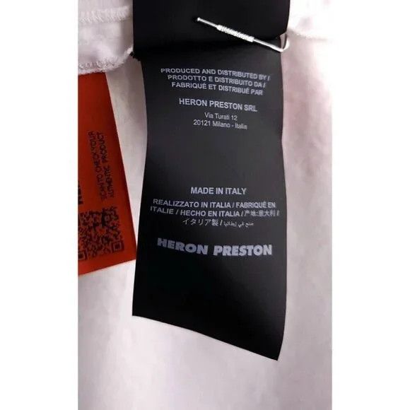 Heron Preston Heron Preston Cotton Twill Poplin Shirt M Mens White Size US M / EU 48-50 / 2 - 16 Thumbnail