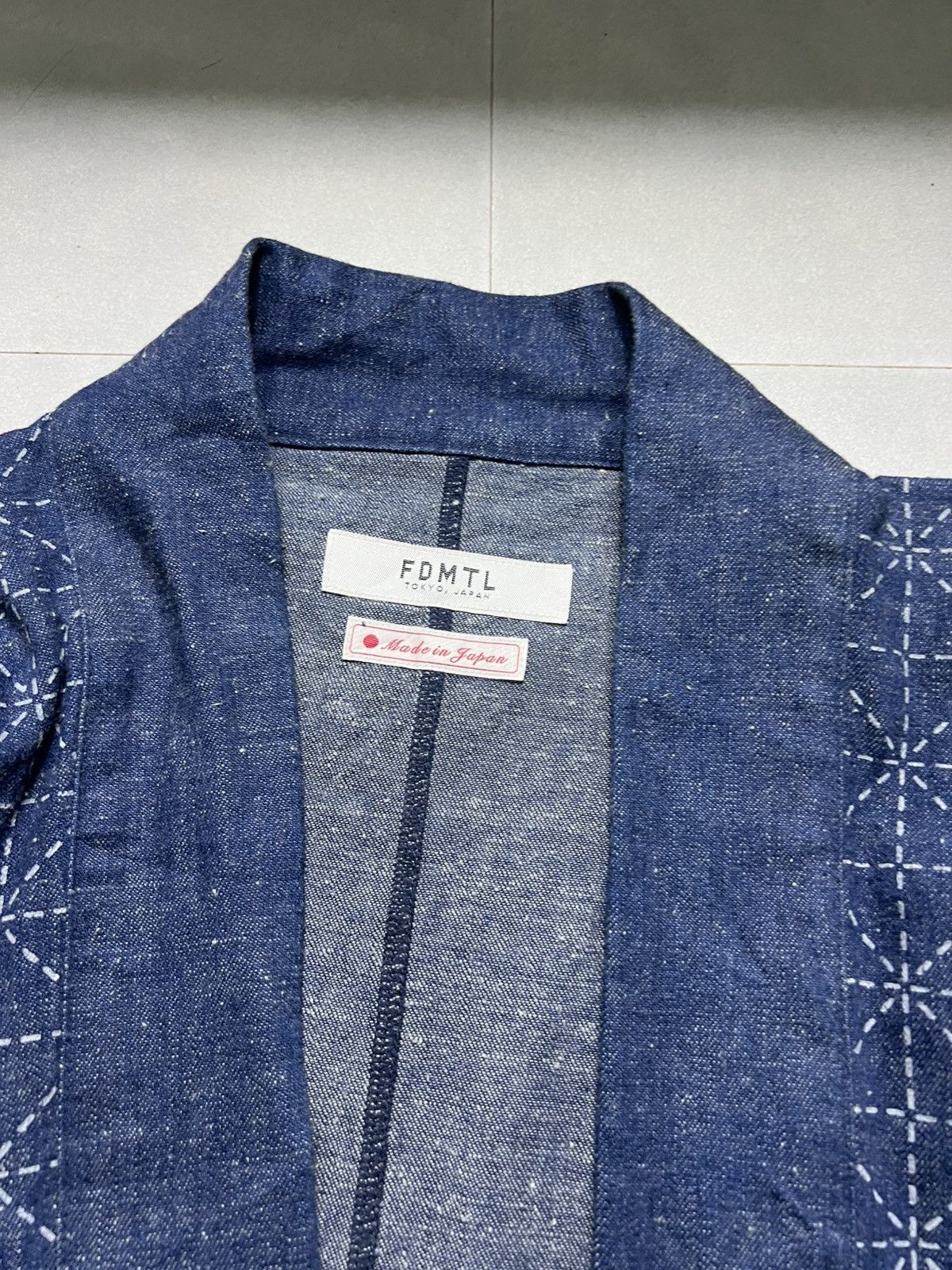 FDMTL FDTML - Indigo Dyed Kimono Size US M / EU 48-50 / 2 - 7 Thumbnail