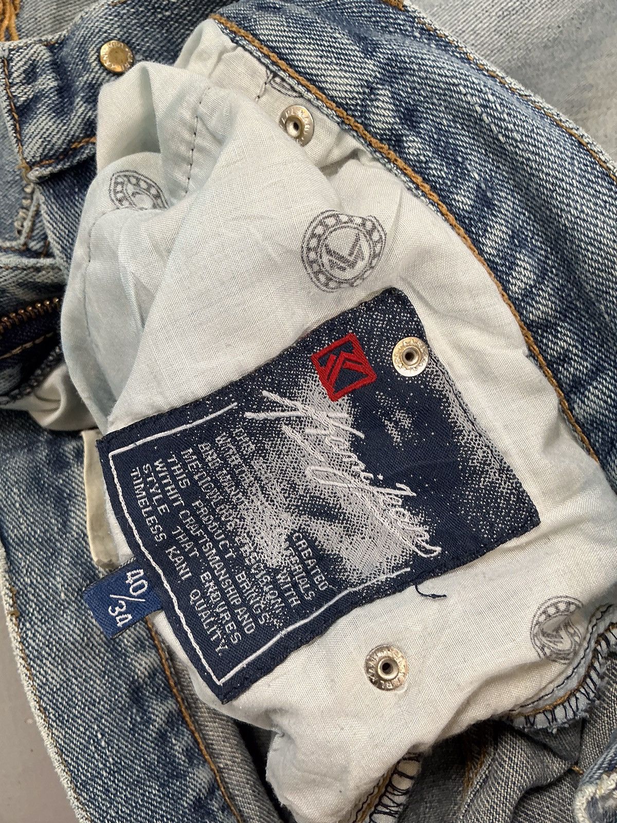Karl Kani × Vintage Vintage Kani jeans distressed loose fit denim Size US 40 / EU 56 - 10 Thumbnail