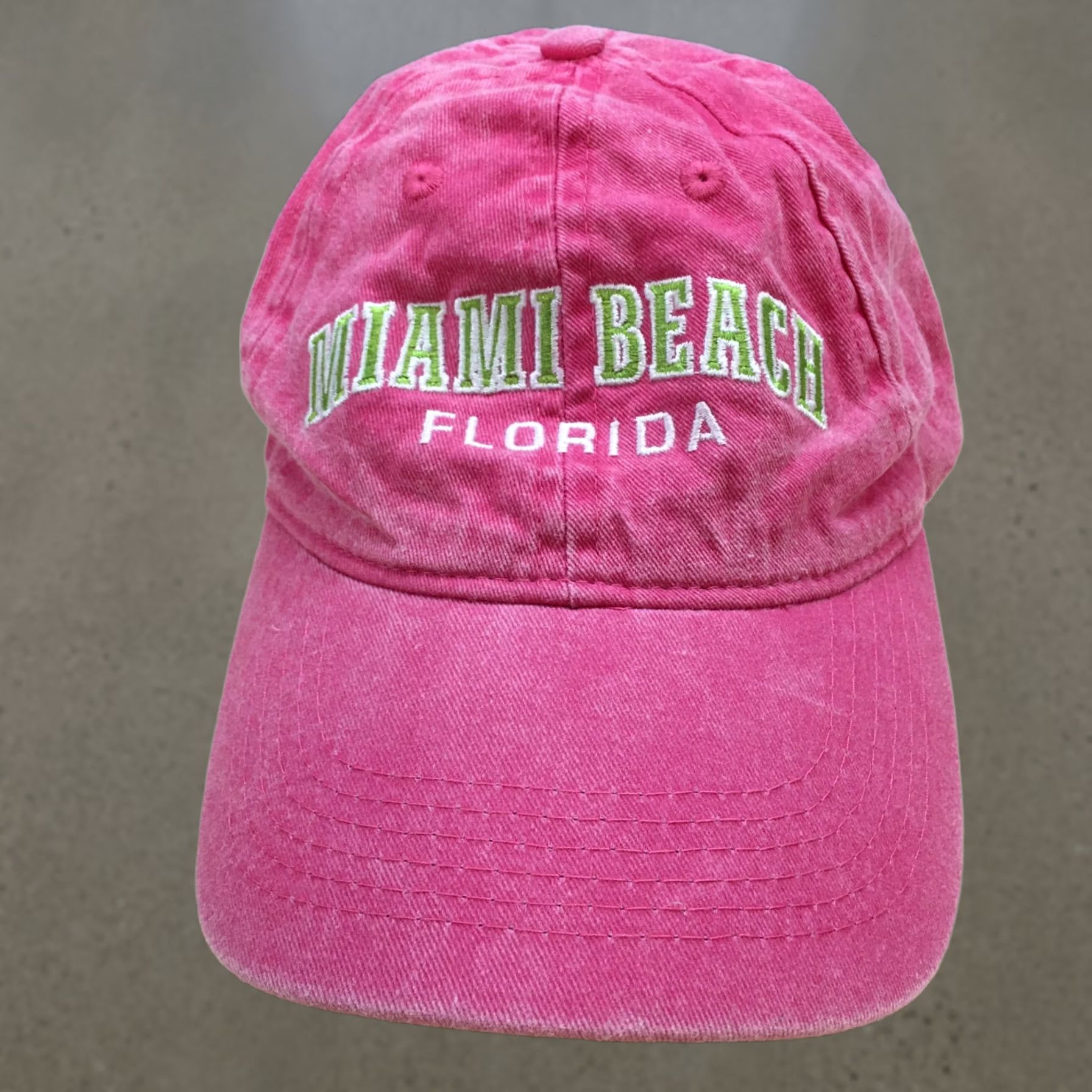 Pinko ESY Baseball Hat Womens Pink Miami Beach Florida OS Adjustable Embroidered Logo Size ONE SIZE - 1 Thumbnail