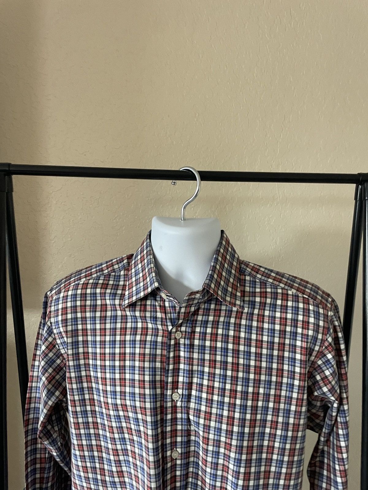 Etro Plaid spread collar shirt Size US M / EU 48-50 / 2 - 2 Thumbnail