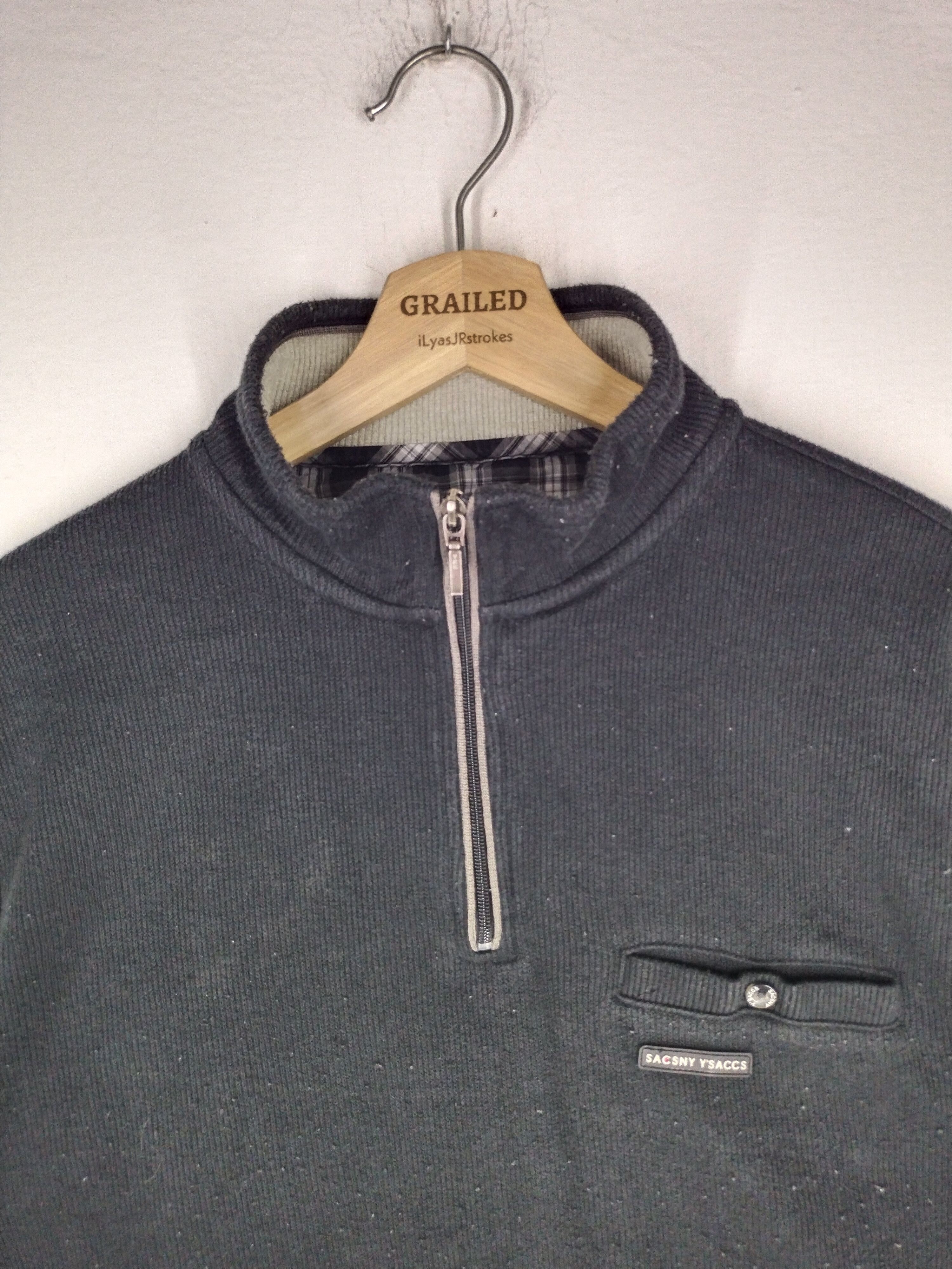 Y's × Yohji Yamamoto Sacsny Y'saccs Yohji Yamamoto Half Zipper Size US M / EU 48-50 / 2 - 7 Thumbnail