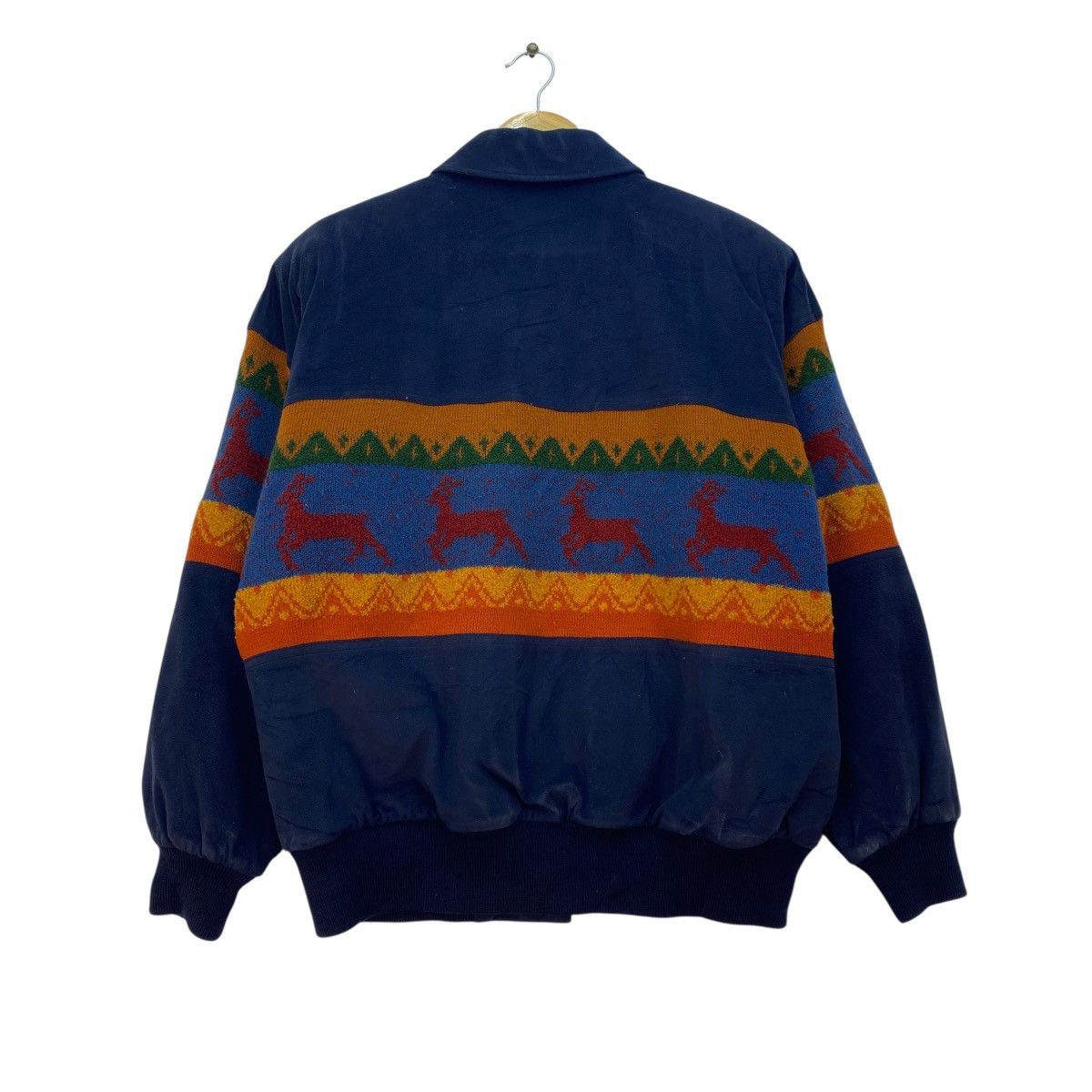 Japanese Brand 💥Vintage Pinore Aztec Bomber Size US M / EU 48-50 / 2 - 2 Thumbnail