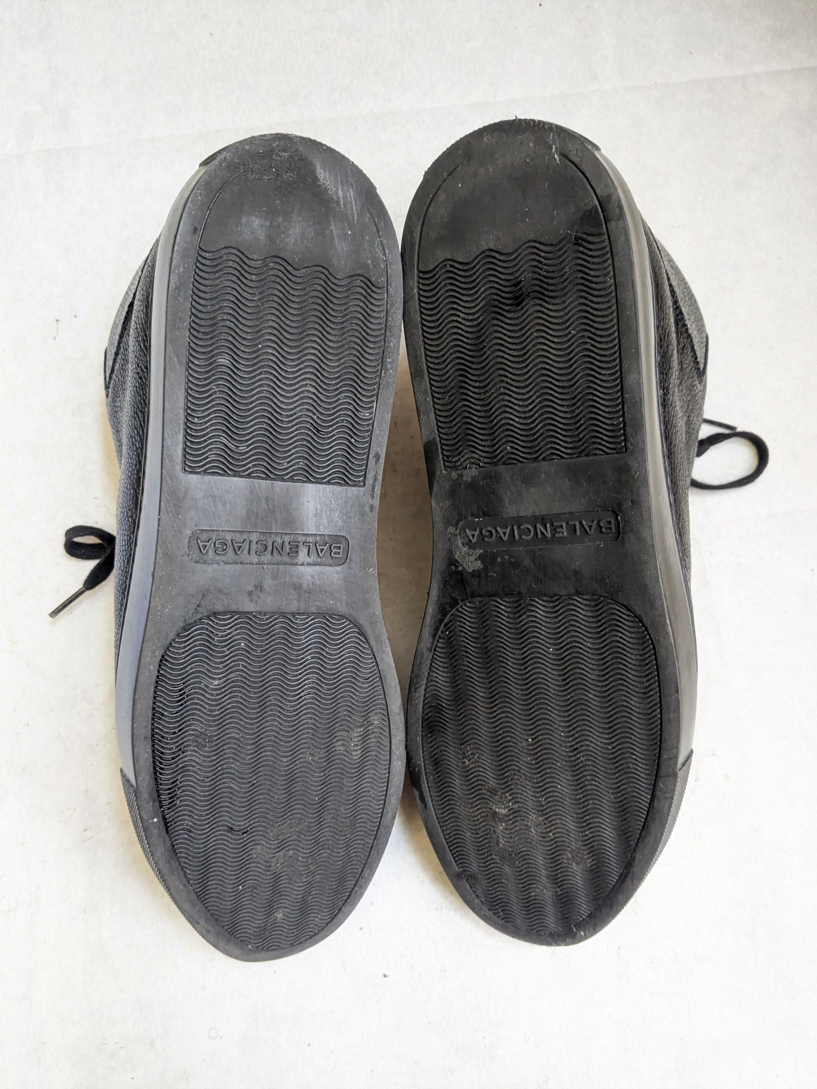 Balenciaga Balenciaga Arena High Top Sneakers Black 11 Leather Size US 11 / EU 44 - 14 Thumbnail