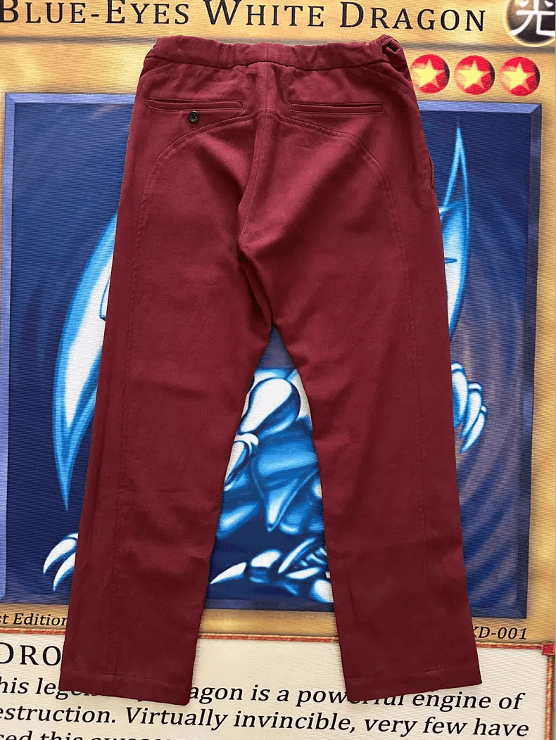 Comme des Garcons Comme Des Garcons size S Burgundy Wool Trousers Size US 27 - 2 Thumbnail