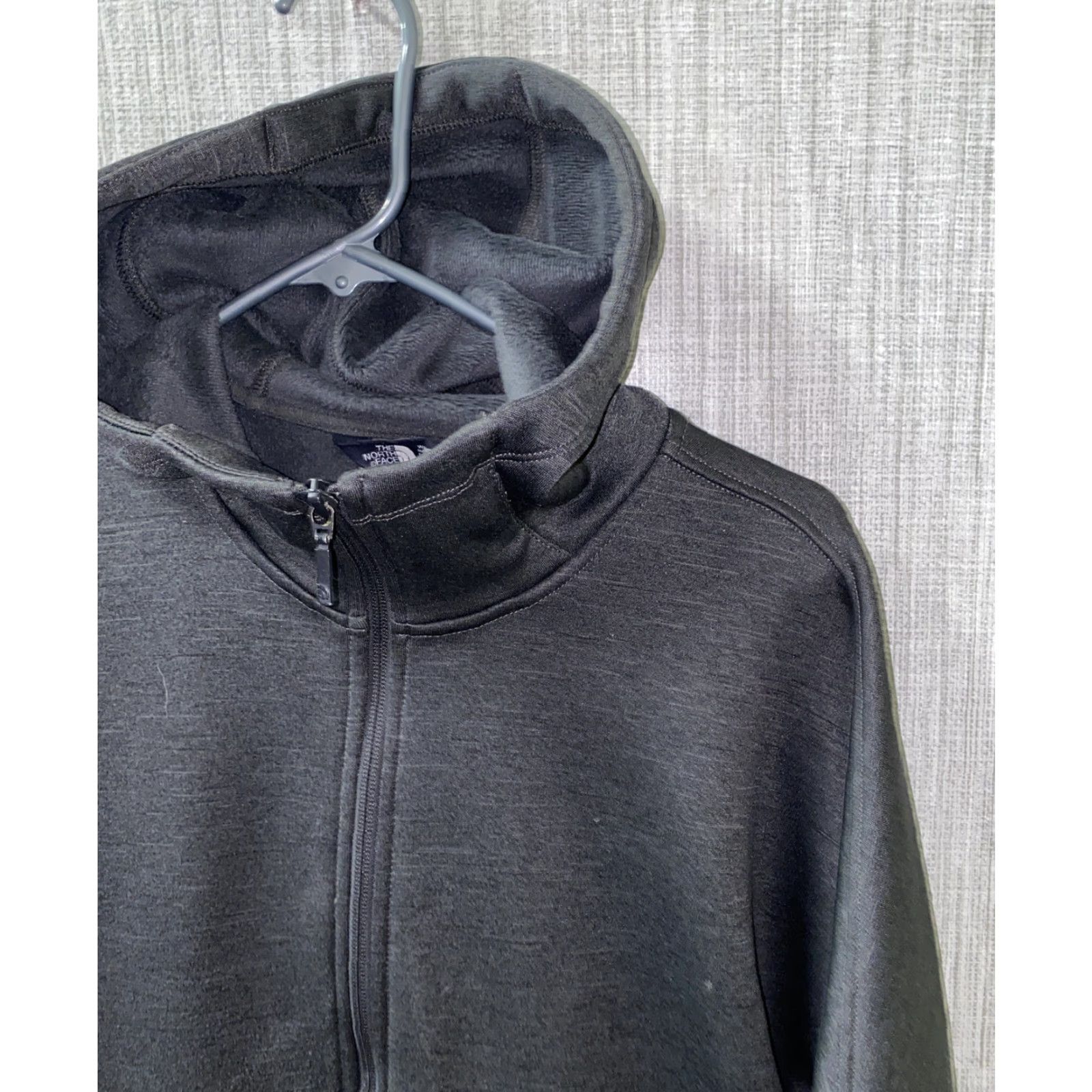The North Face The North Face Womens Gray Fleece Lined Full Zip Hoodie Size S Size S / US 4 / IT 40 - 2 Thumbnail
