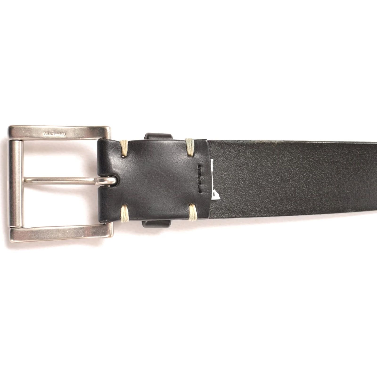Johnston & Murphy Johnston & Murphy Black Genuine Leather Belt 75-6609 Made in USA Size 38 Belt Mens Black USA Leather 75-6609, Size 38 Size 38 - 5 Thumbnail
