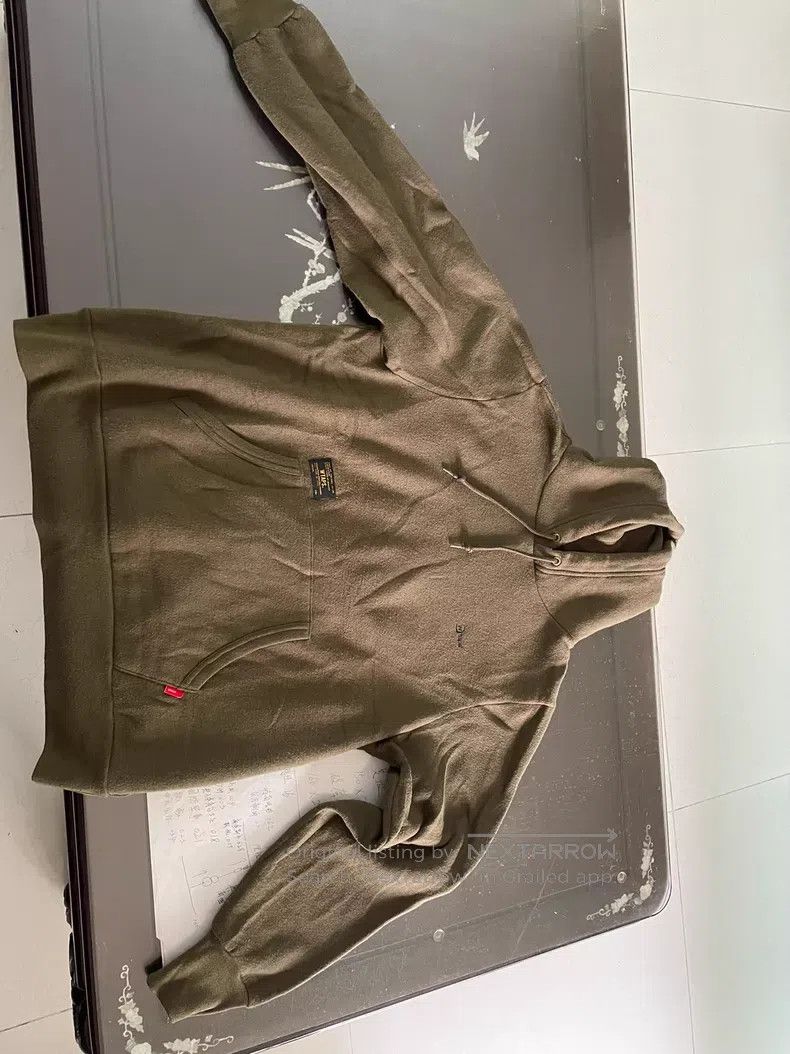 Wtaps Wtaps Military Green Hooded Sweatshirt Size US L / EU 52-54 / 3 - 1 Thumbnail
