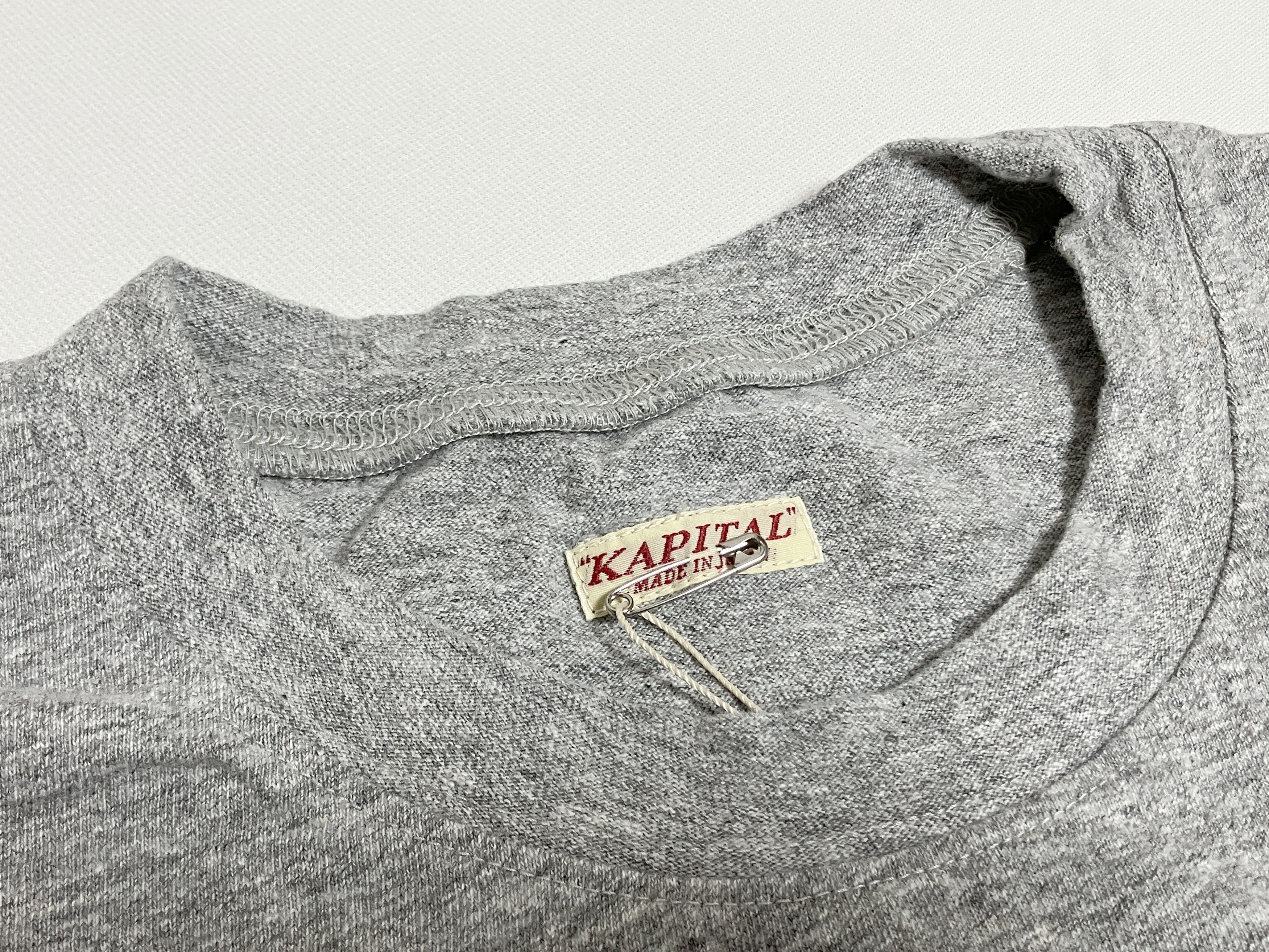 Kapital Kapital TOP Tenjiku BUSTER PECKISH BOWY Tee t-shirt gray L Size US L / EU 52-54 / 3 - 9 Thumbnail
