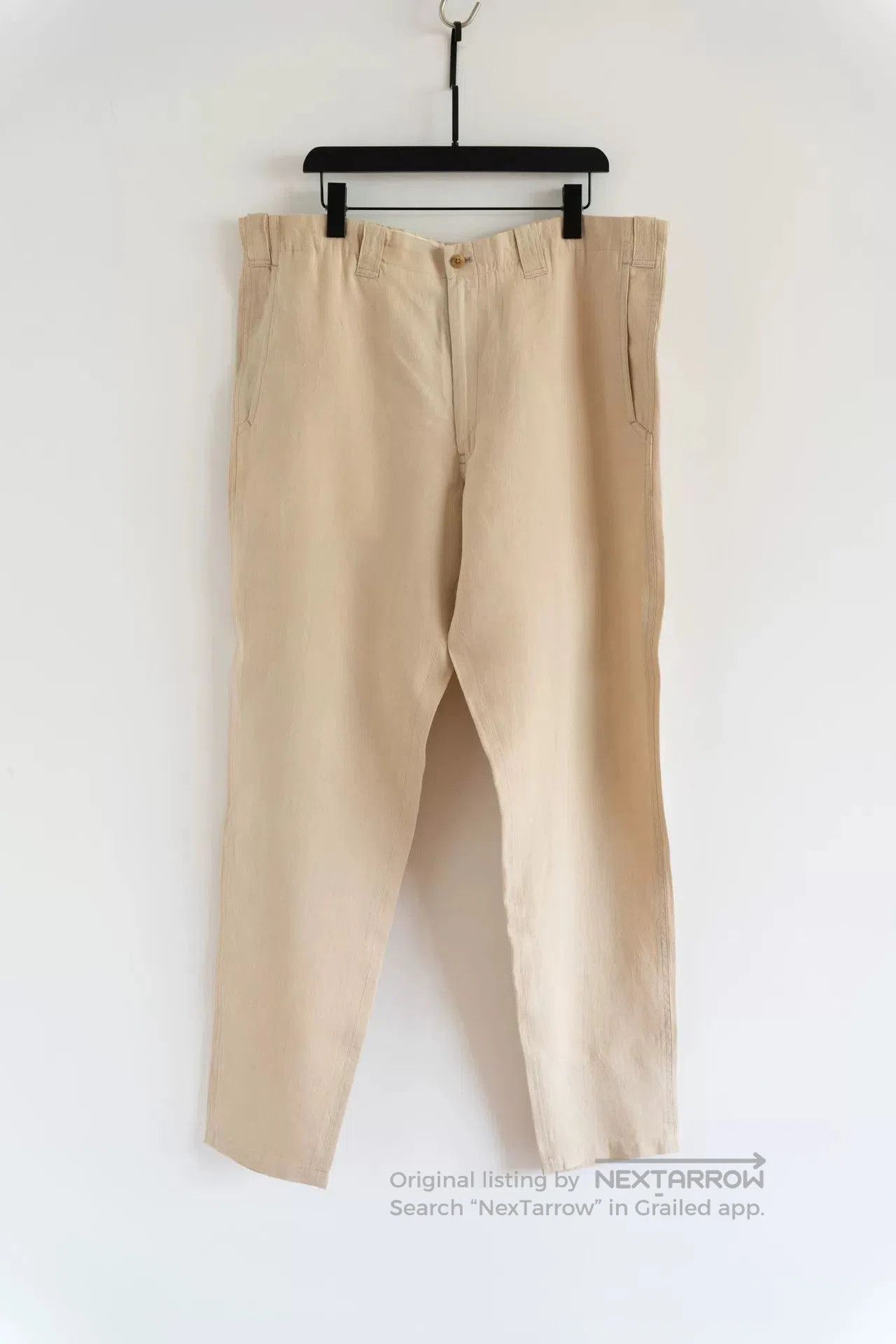 Yohji Yamamoto Yohji Yamamoto Linen Wide Leg Trousers. Size US 27 - 1 Thumbnail