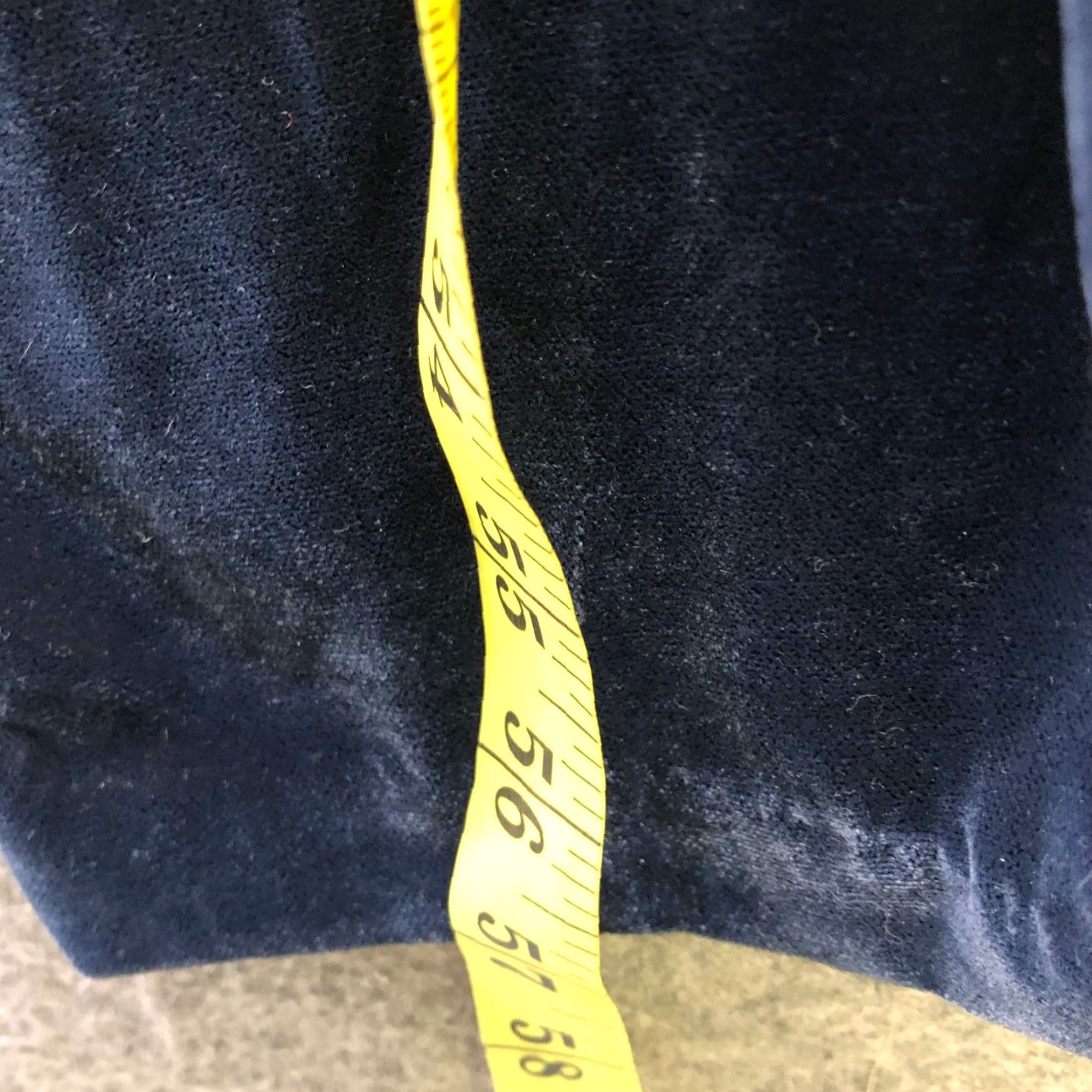 Gap Gap Velvet Cami Jumpsuit Women L Dark Blue Navy Tapered Relaxed Tie Waist Camisole Strapless Sleeveless One-Piece Pockets 100% Polyester Size 36" / US 14 / IT 50 - 7 Thumbnail