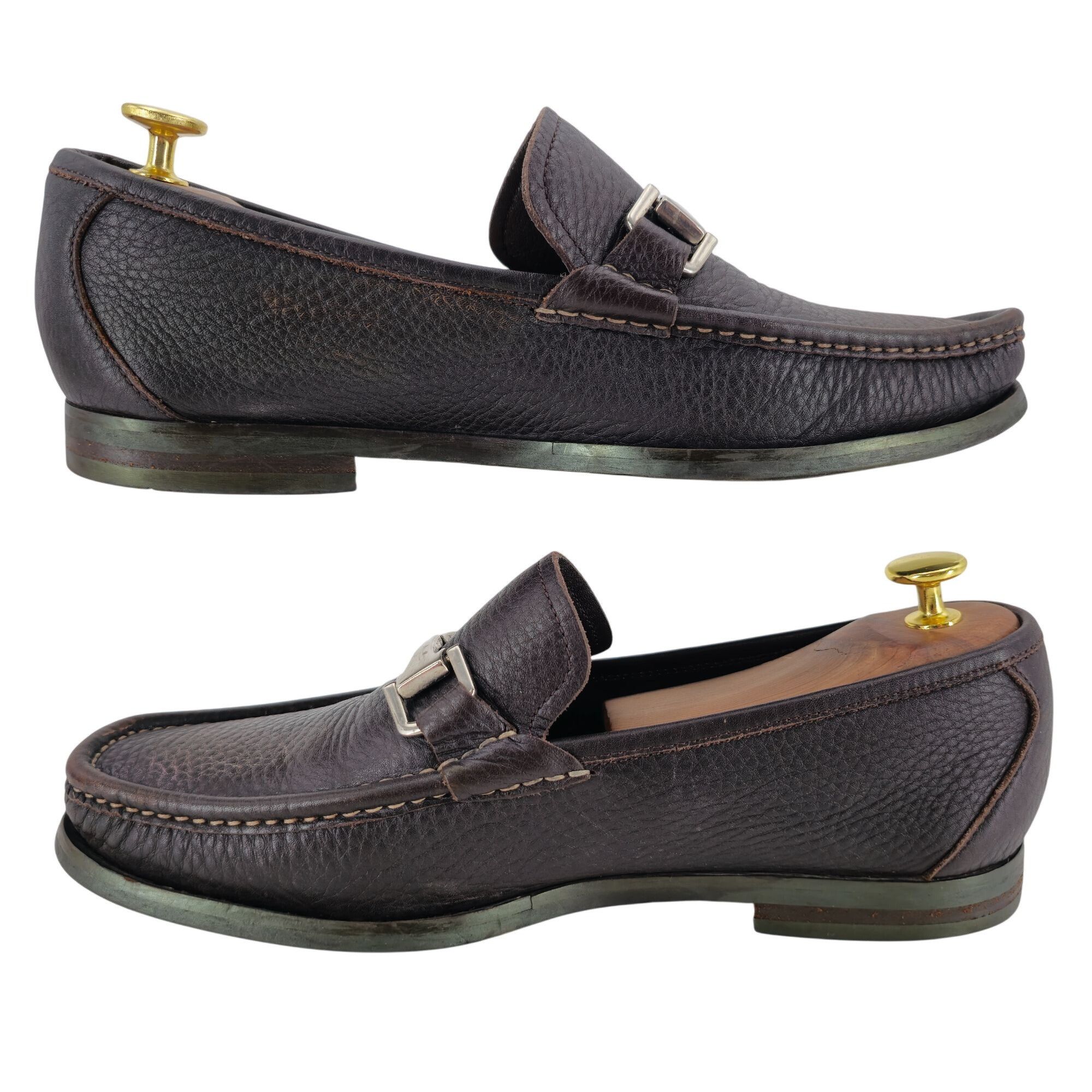 Allen Edmonds Allen Edmonds Italy Firenze Dress Shoes Mens 9 Brown Pebble Size US 9 / EU 42 - 8 Thumbnail
