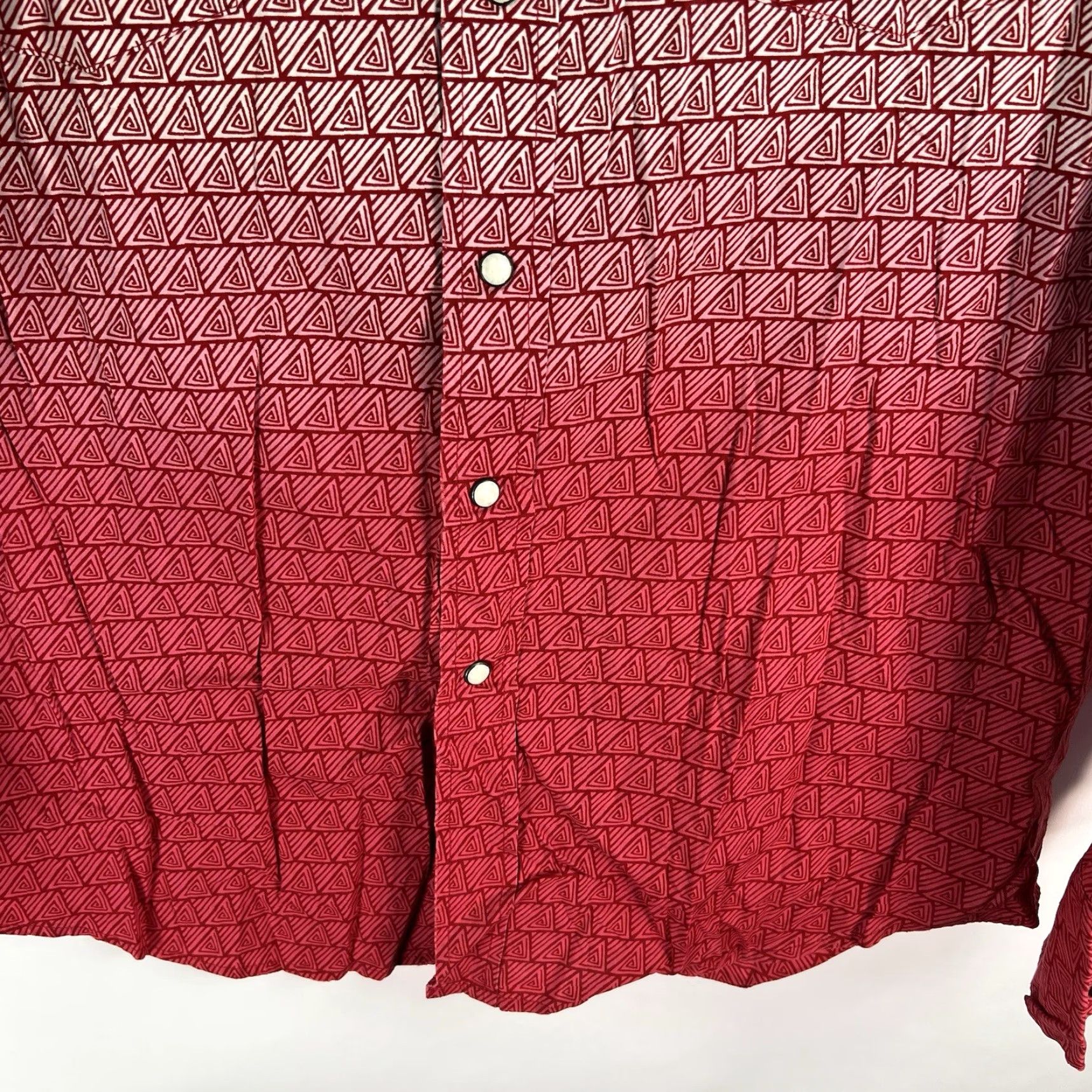 Vintage Tin Haul Button Up Shirt Men’s Size L Red Geometric Pearl Snap Shirt Mens L Red Geometric Western Cowboy Size US L / EU 52-54 / 3 - 5 Thumbnail