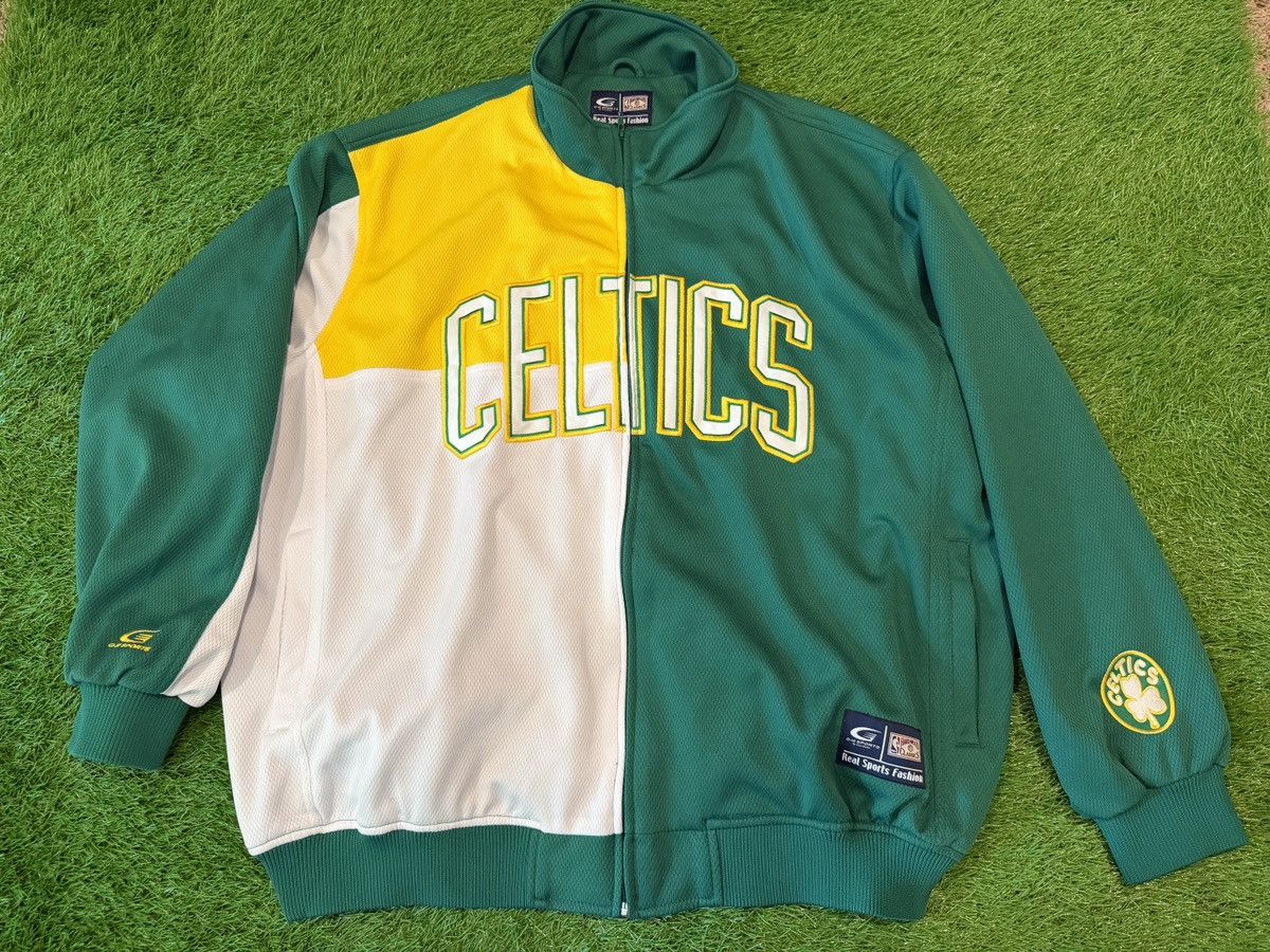 G-III Boston Celtics Hardwood Classics Vintage NBA Zip Up Jacket Size US XXL / EU 58 / 5 - 1 Thumbnail