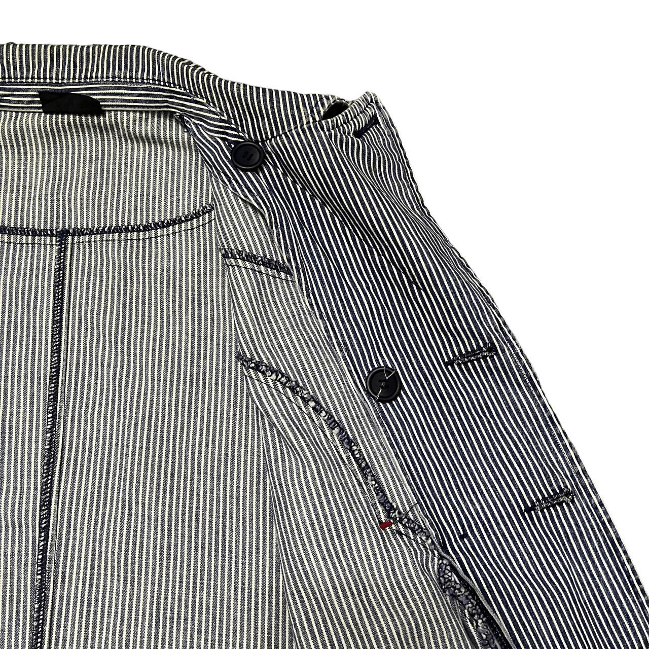 Japanese Brand Vintage A/T Atsuro Tayama Hickory Coat Jacket Unisex Size US S / EU 44-46 / 1 - 10 Thumbnail