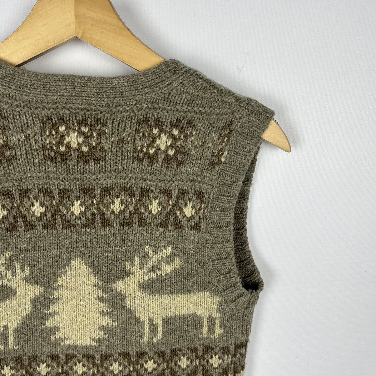 Denim & Supply Ralph Lauren Denim Supply Ralph Lauren Fair Isle Winter Vest Faux Fur Y2K Size XS / US 0-2 / IT 36-38 - 15 Thumbnail