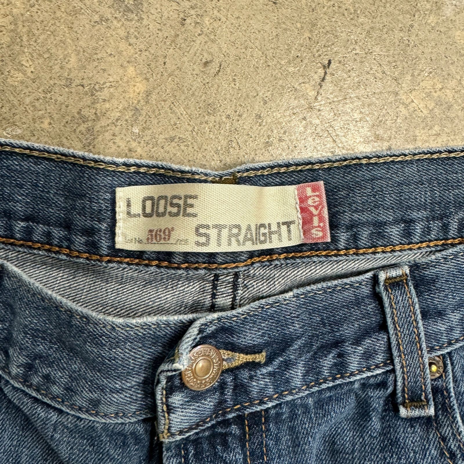 Levi's Levis Loose Strait Baggy Jeans Sz 36 Size US 36 / EU 52 - 2 Thumbnail