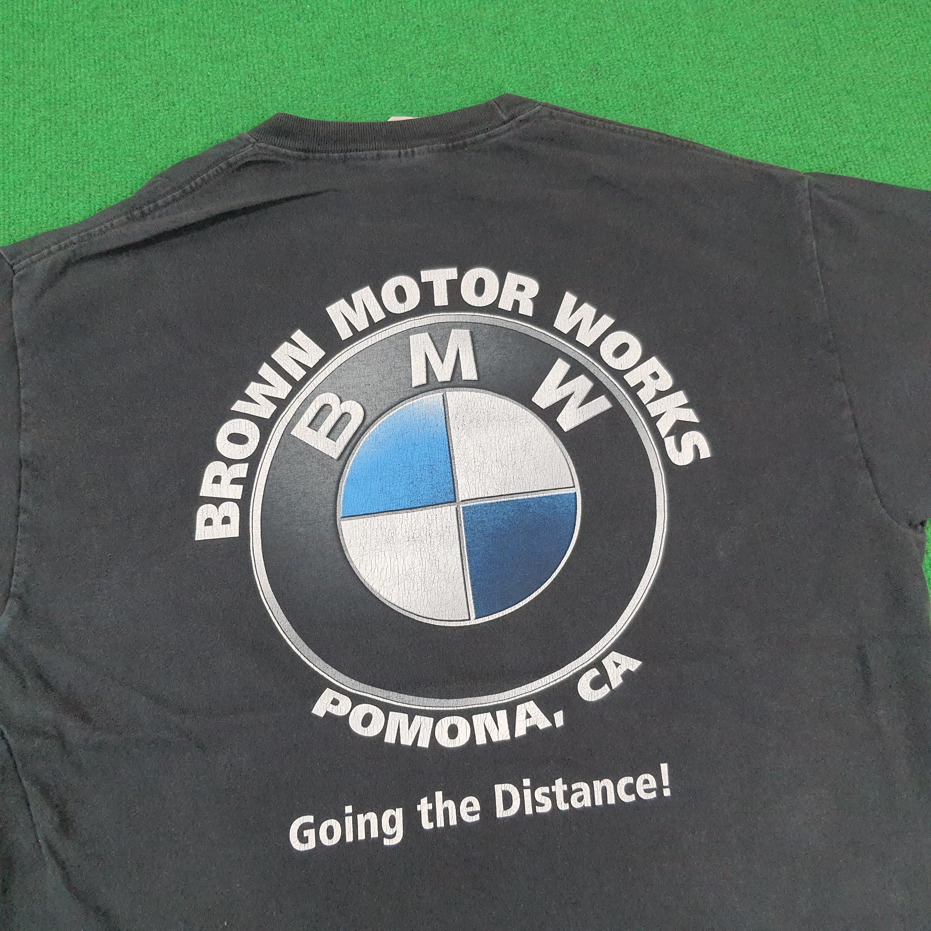 BMW × Vintage Vintage BMW Automovie Motorsports Big Logo Tshirt Size US L / EU 52-54 / 3 - 2 Thumbnail