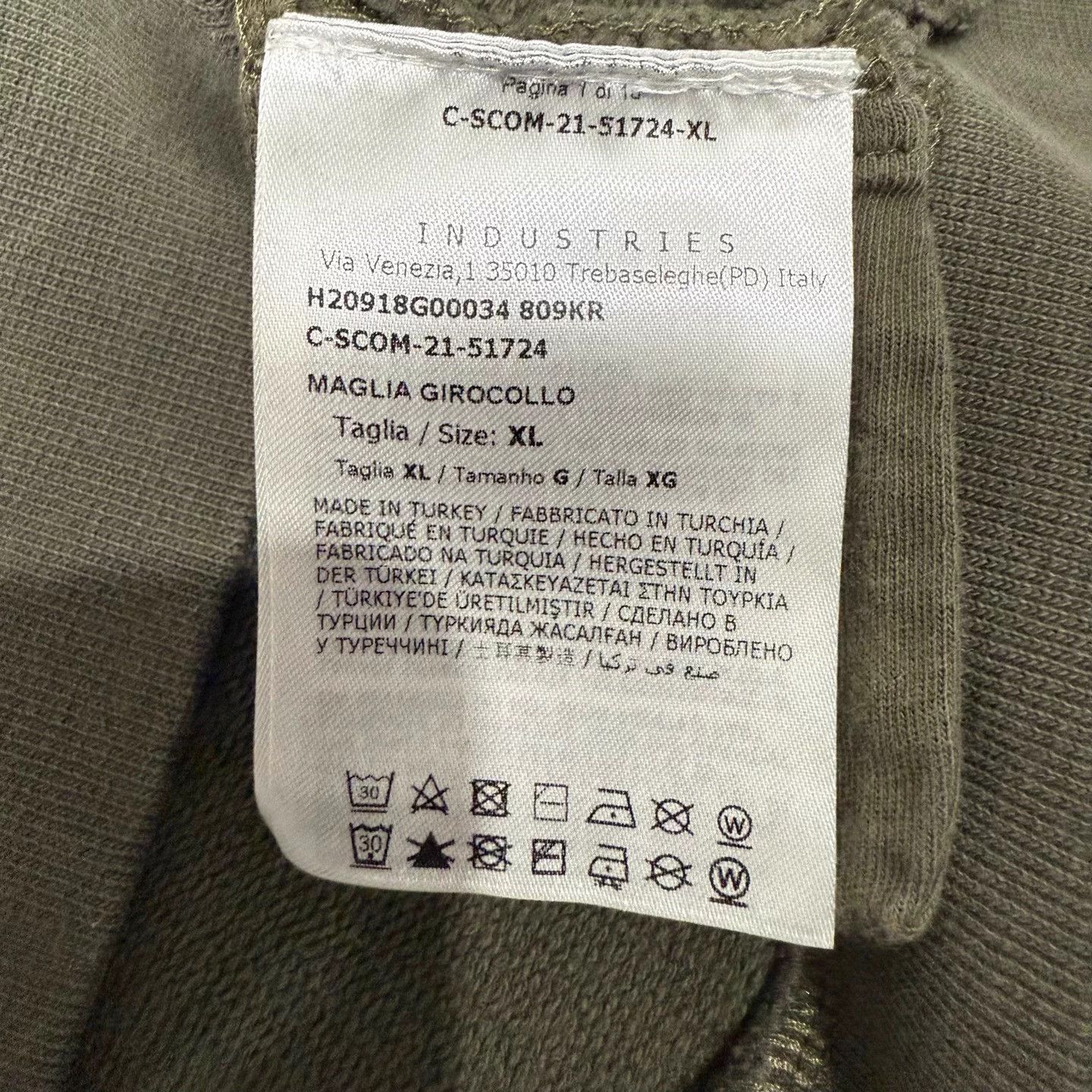 Moncler Moncler Gray Green Flocked Logo Crewneck Sweatshirt XL Size US XL / EU 56 / 4 - 4 Thumbnail