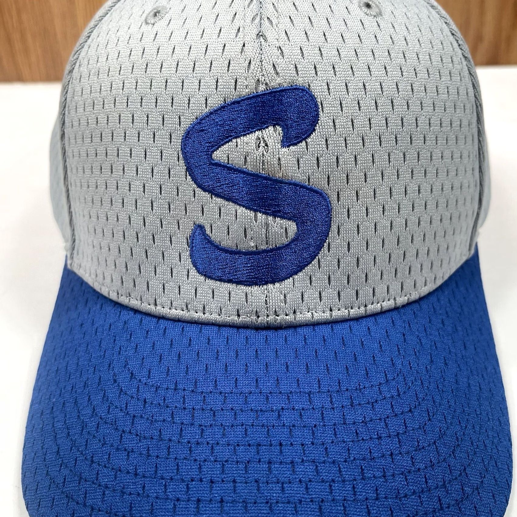 Vintage Richardson Hat Adjustable Pro Adult Size GrayBlue StrapBack Baseball Cap Size ONE SIZE - 3 Thumbnail