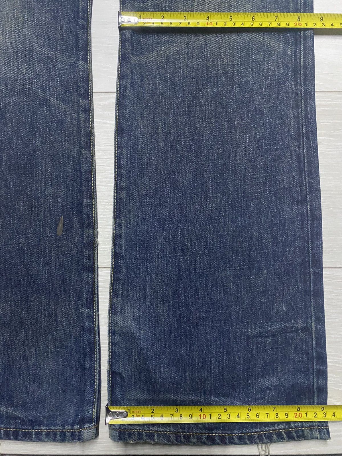 RRL Ralph Lauren Polo Raph Lauren RockLand 320 Flare Bootcut Distressed Jeans Size US 36 / EU 52 - 20 Thumbnail