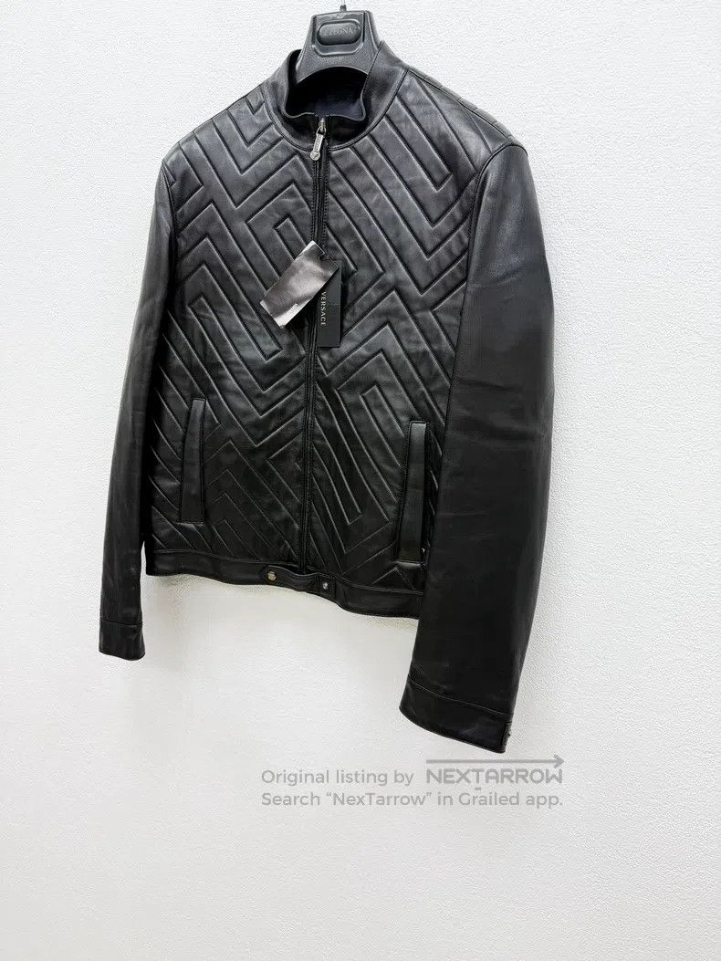 Versace Versace Leather coat Size US S / EU 44-46 / 1 - 2 Thumbnail