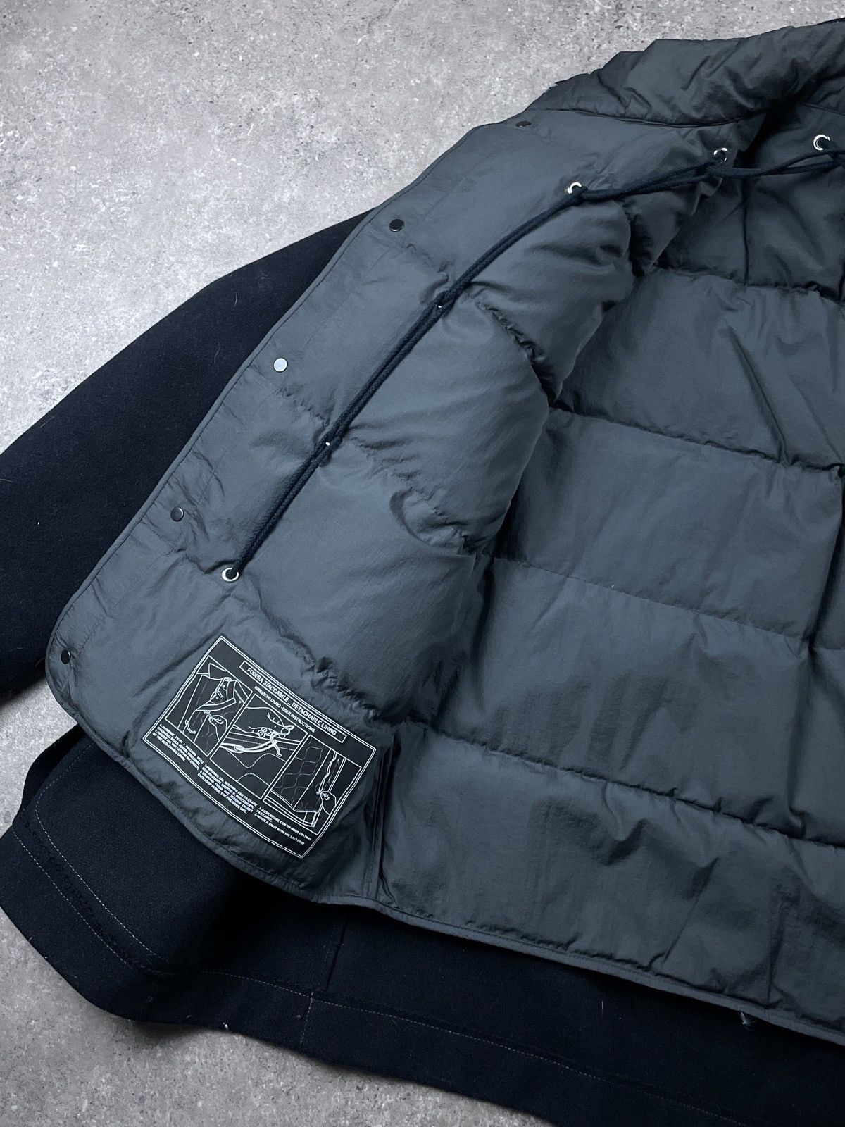 Stone Island 📌Vintage STONE ISLAND Wool Down Jacket Size US XL / EU 56 / 4 - 5 Thumbnail