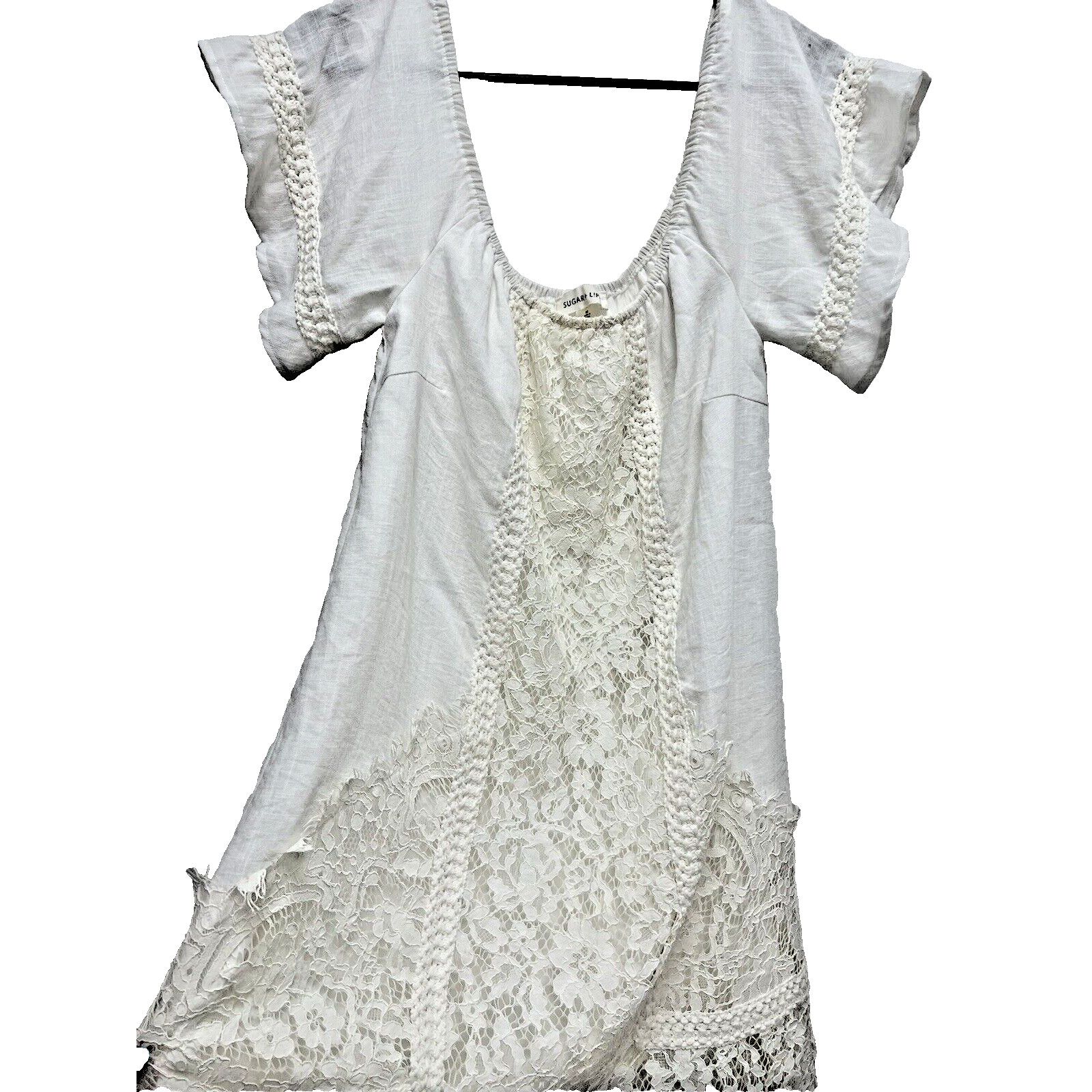 & Other Stories Sugar Lips Linen Cotton Blend Dress Dress Size M A000659 Size M / US 6-8 / IT 42-44 - 1 Thumbnail