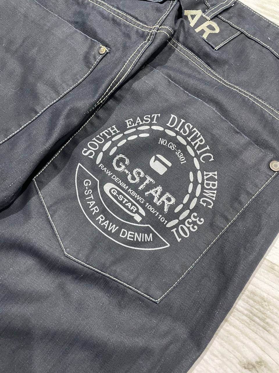 G-Star Vintage G Star Storm Elwood 3301 Jeans Loose Fit Denim Y2K Size US 36 / EU 52 - 17 Thumbnail