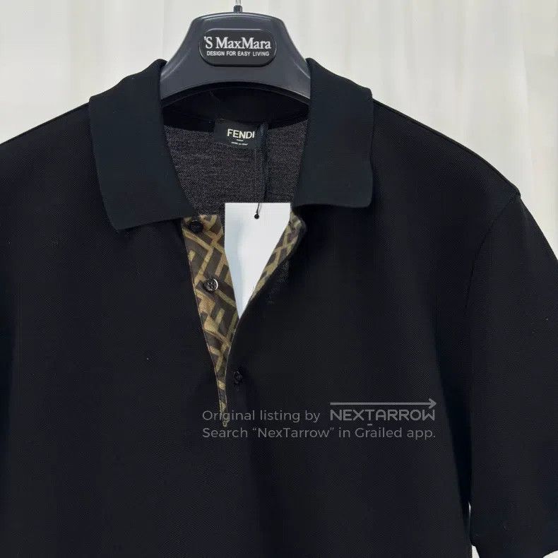 Fendi Fendi Reversible Monogram Polo Short Sleeve Size US S / EU 44-46 / 1 - 4 Thumbnail