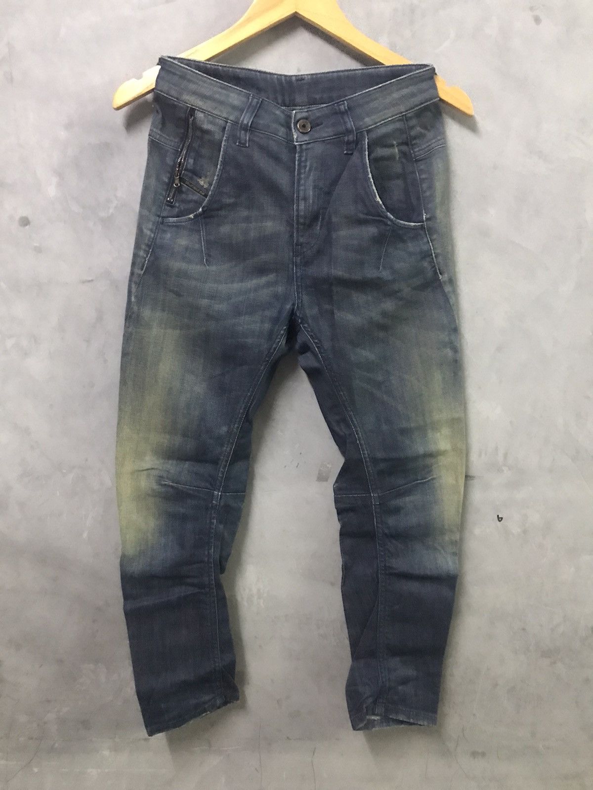 image of Diesel Curve Leg in Blue, Women's (Size 24)