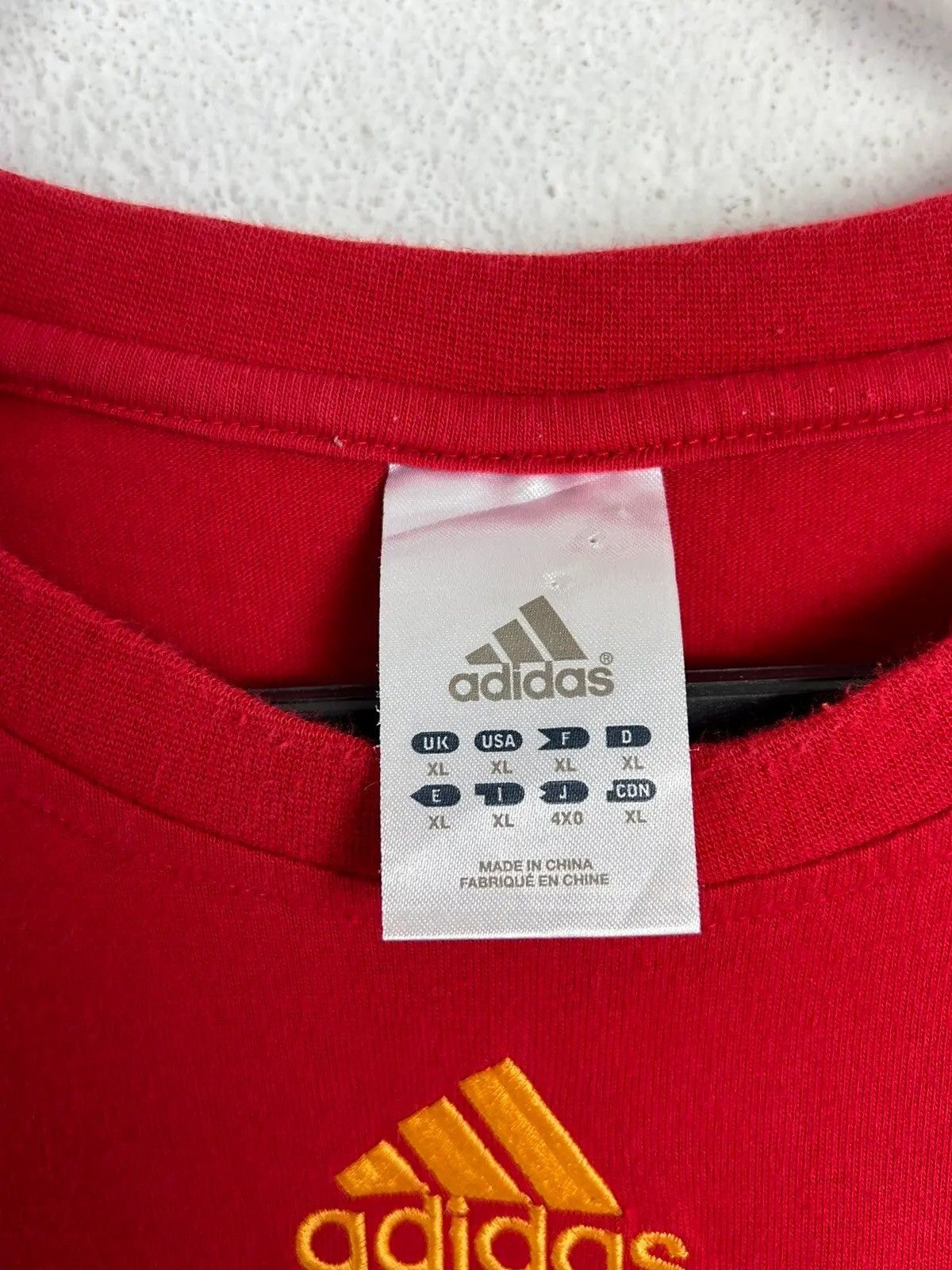 Adidas 00s Vintage Adidas Spain #7 David Villa Short Sleeve T-Shirt Size US XL / EU 56 / 4 - 6 Thumbnail