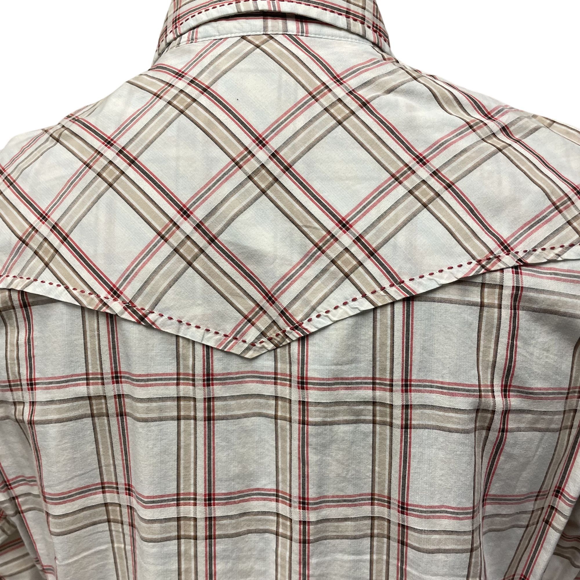 Wrangler Wrangler Plaid WHIP STITCH Cowboy Western PEARL SNAP Shirt Size US M / EU 48-50 / 2 - 11 Thumbnail