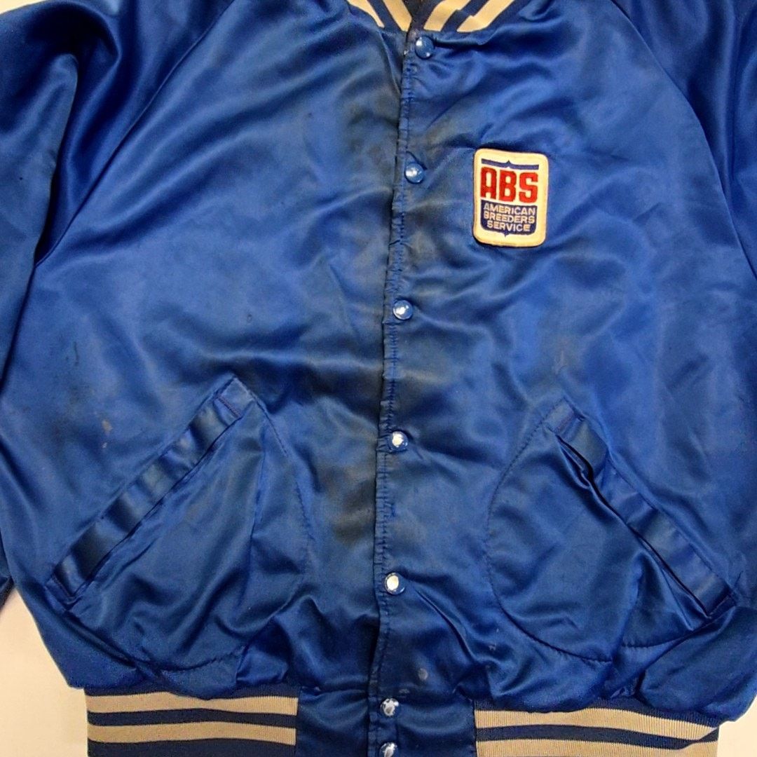 Vintage Vintage ABS Jacket Blue Mens XL Distressed Western Bomber Size US XL / EU 56 / 4 - 3 Thumbnail