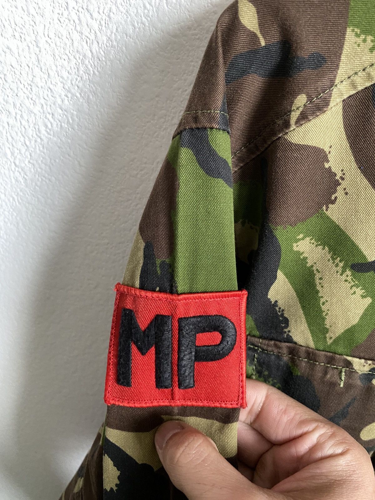 Vintage Vintage 90s United Kingdom Military Shirt Jacket Size US L / EU 52-54 / 3 - 4 Thumbnail