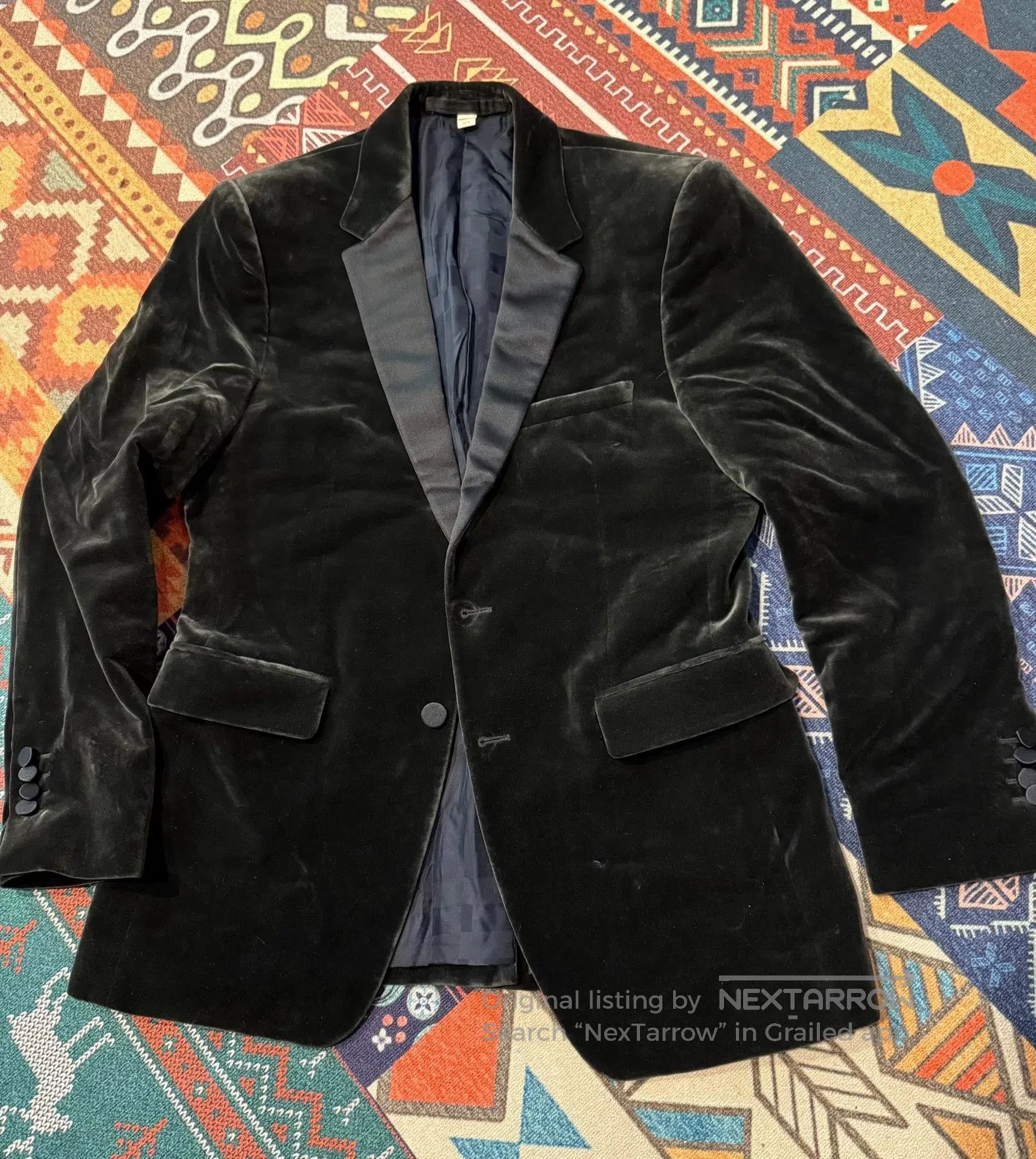 Burberry Burberry Velvet Suit Jacket. Size US M / EU 48-50 / 2 - 1 Thumbnail