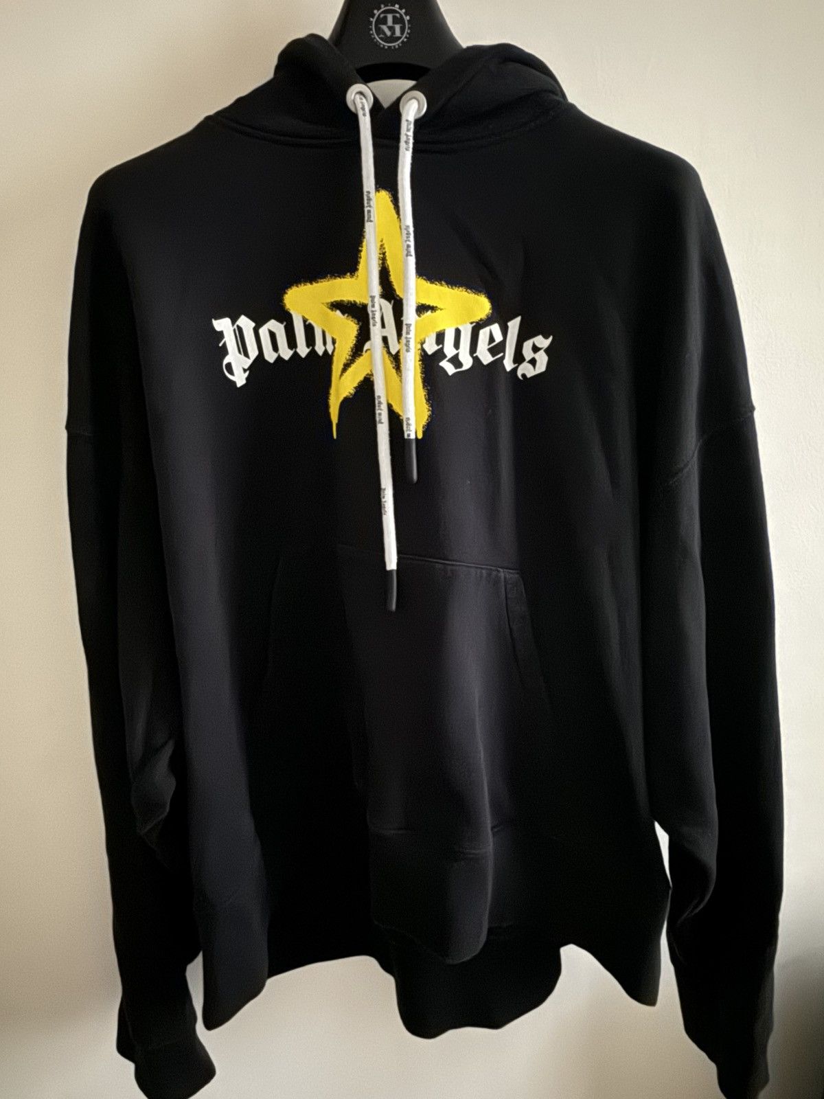Palm Angels Palm Angels Star Sprayed Hoodie Size US XL / EU 56 / 4 - 1 Thumbnail