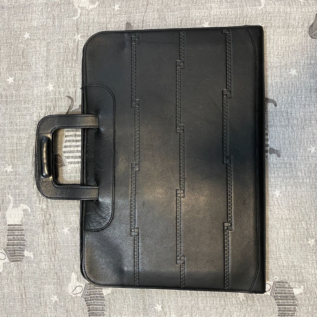 Versace Leather Briefcase Hand Bag Size ONE SIZE - 9 Thumbnail